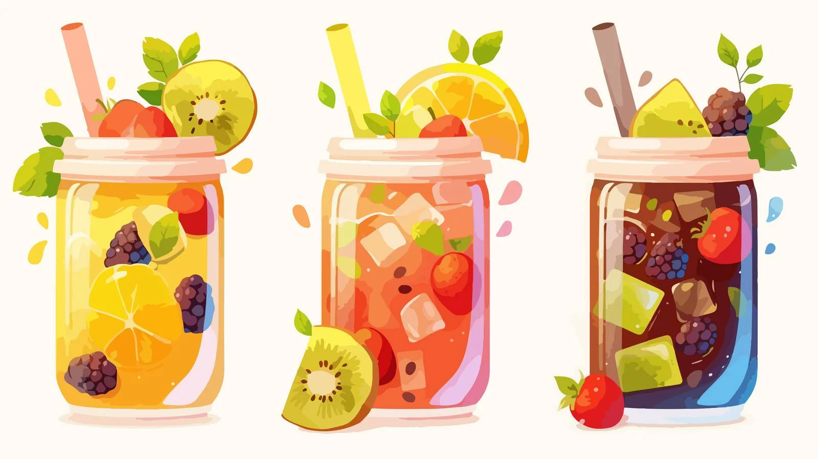 Vibrant Smoothie Tasting Party Flyer — free download from Dotvec