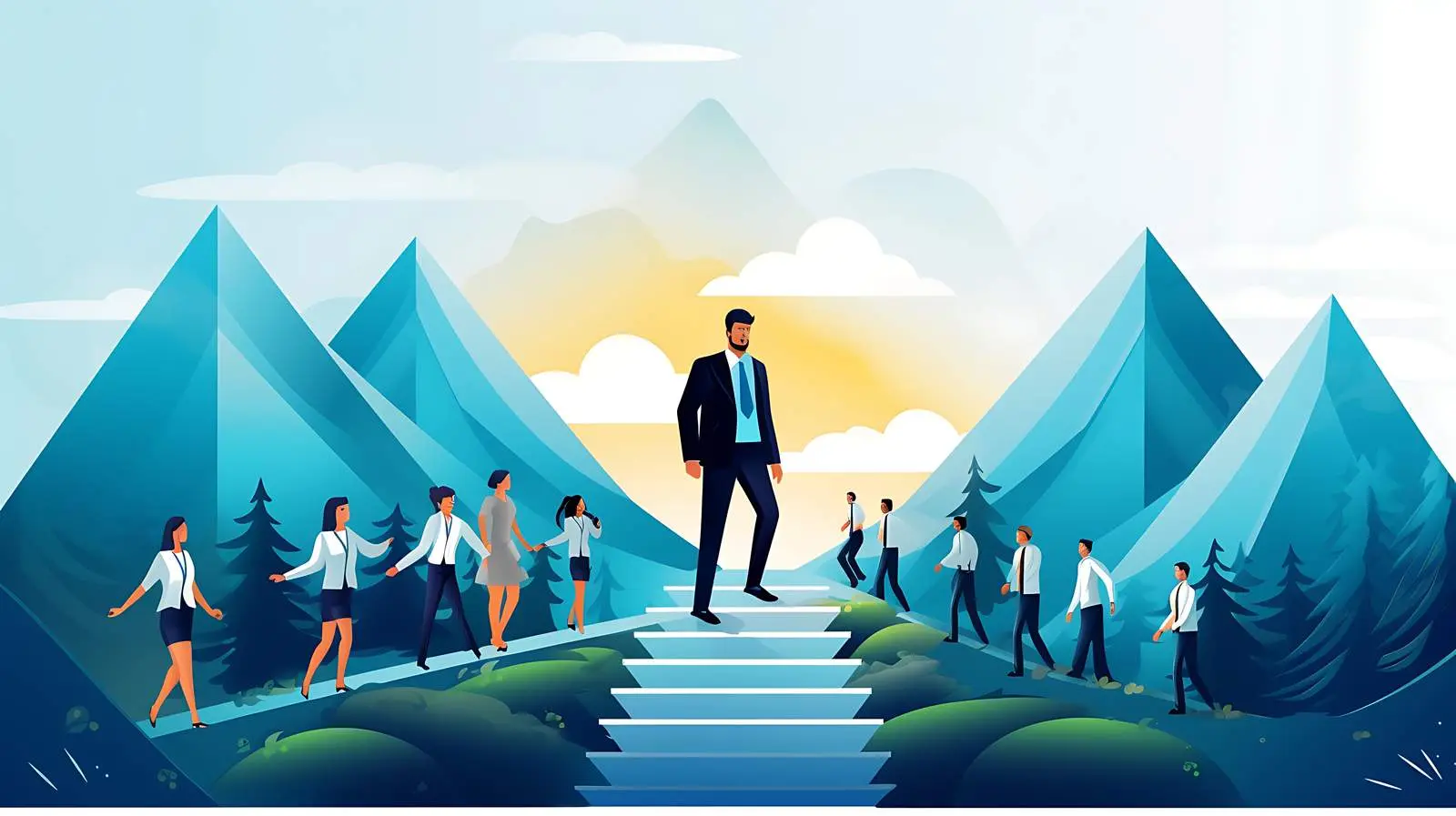 Customer Support Team Leader Motivating Staff — free download from Dotvec