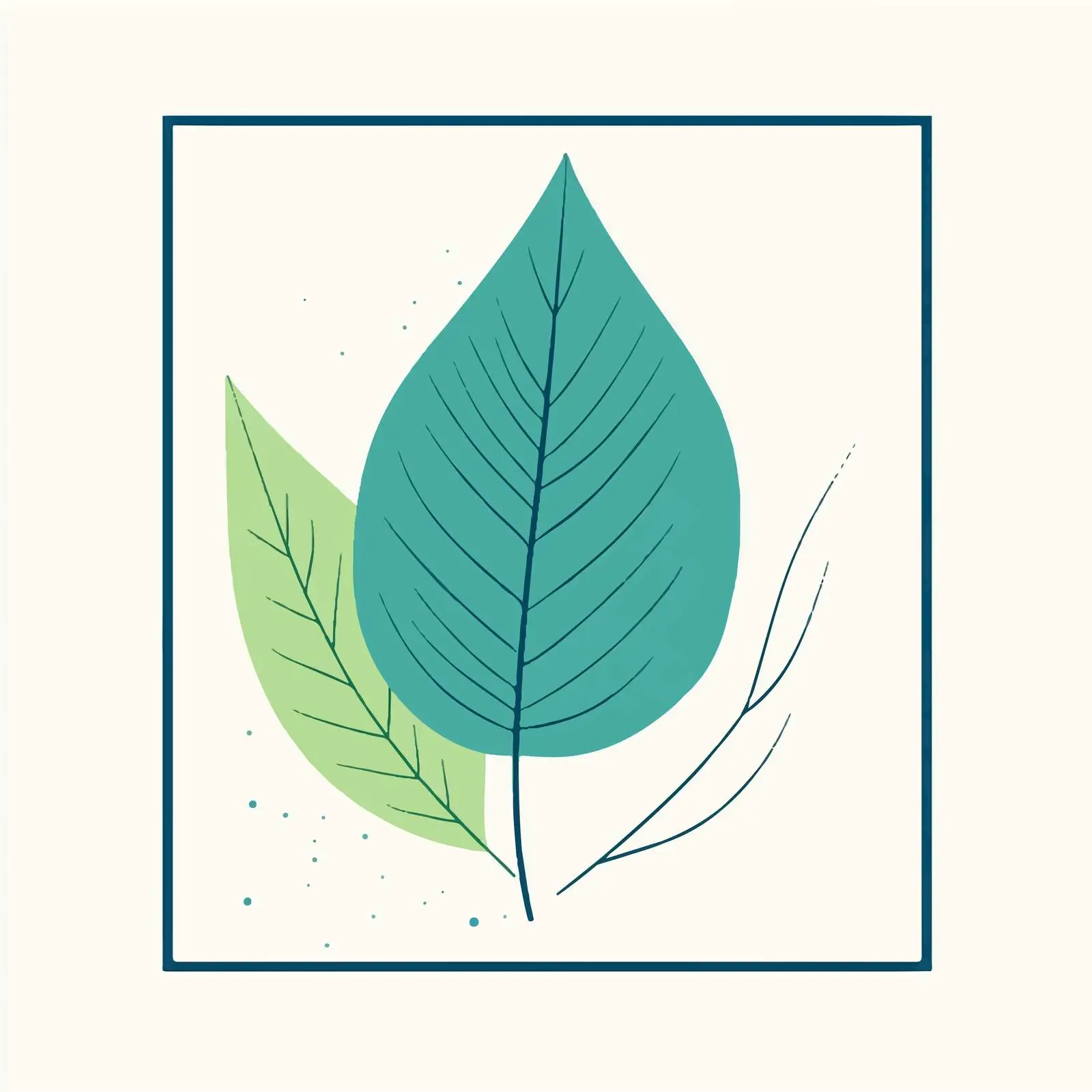 Flat Vector Illustration of Foliage and Leaves — free download from Dotvec