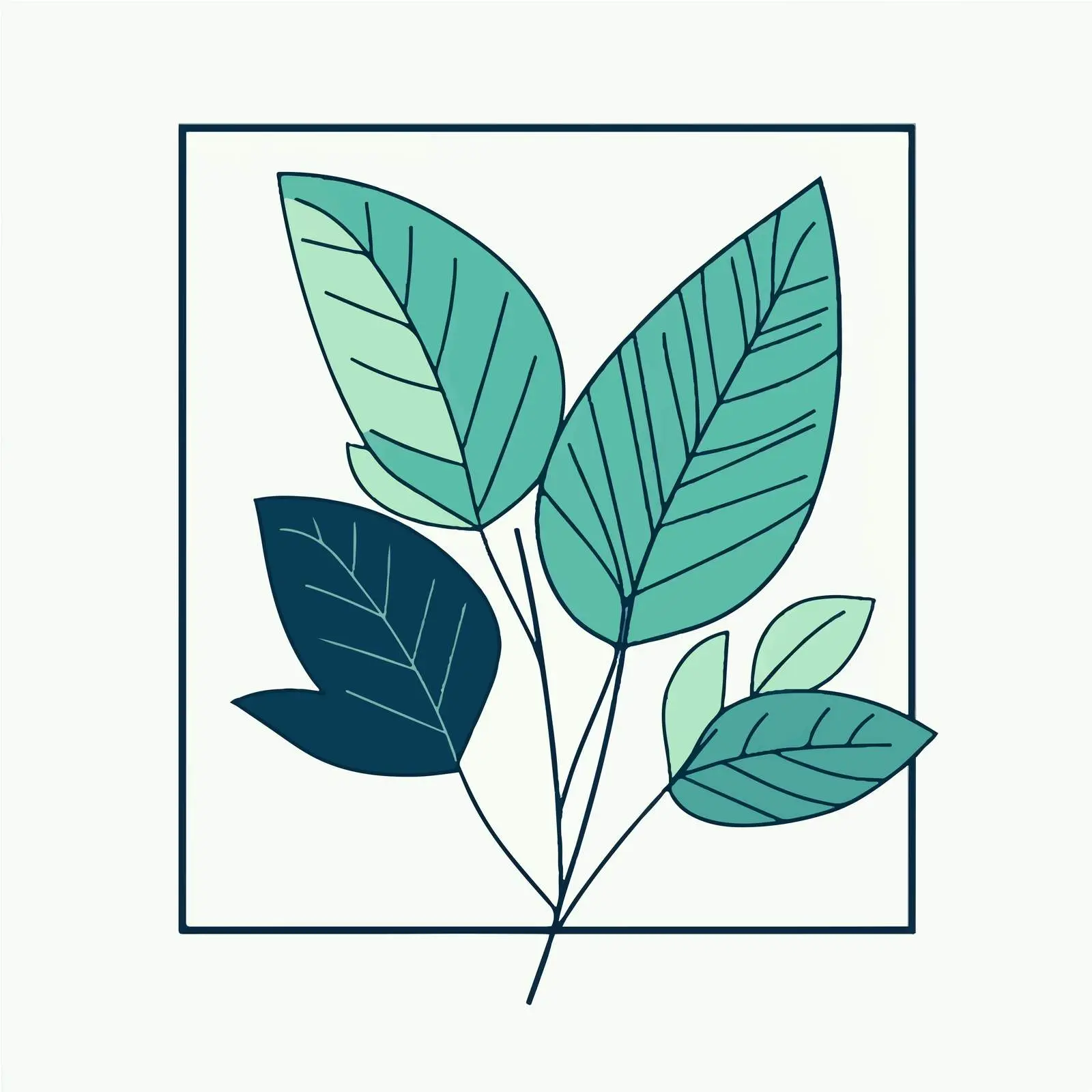 Flat Vector Illustration of Foliage and Leaves — free download from Dotvec