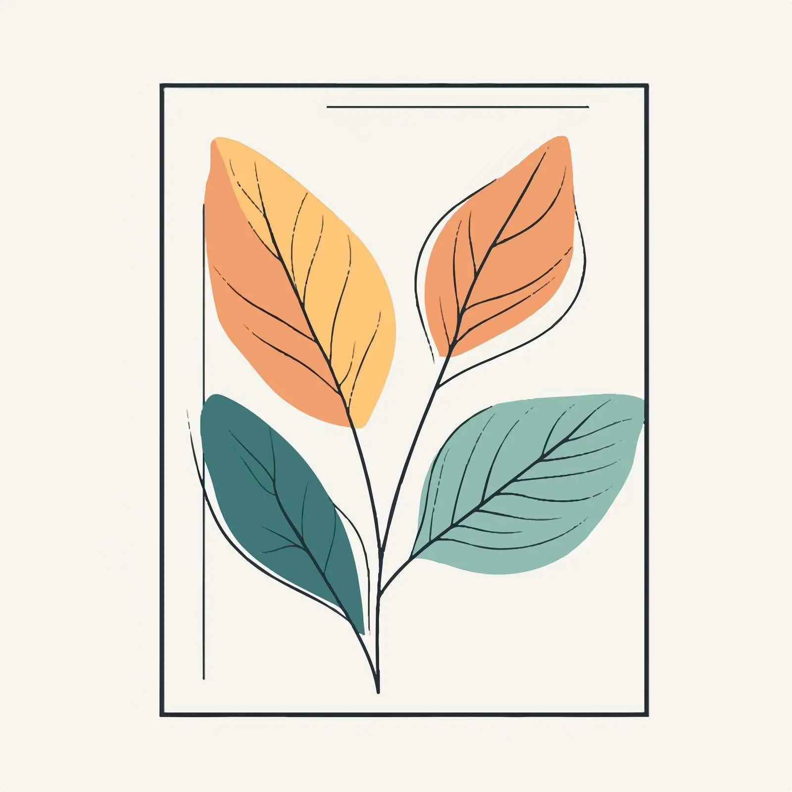 Flat Vector Illustration of Foliage Leaf — free download from Dotvec