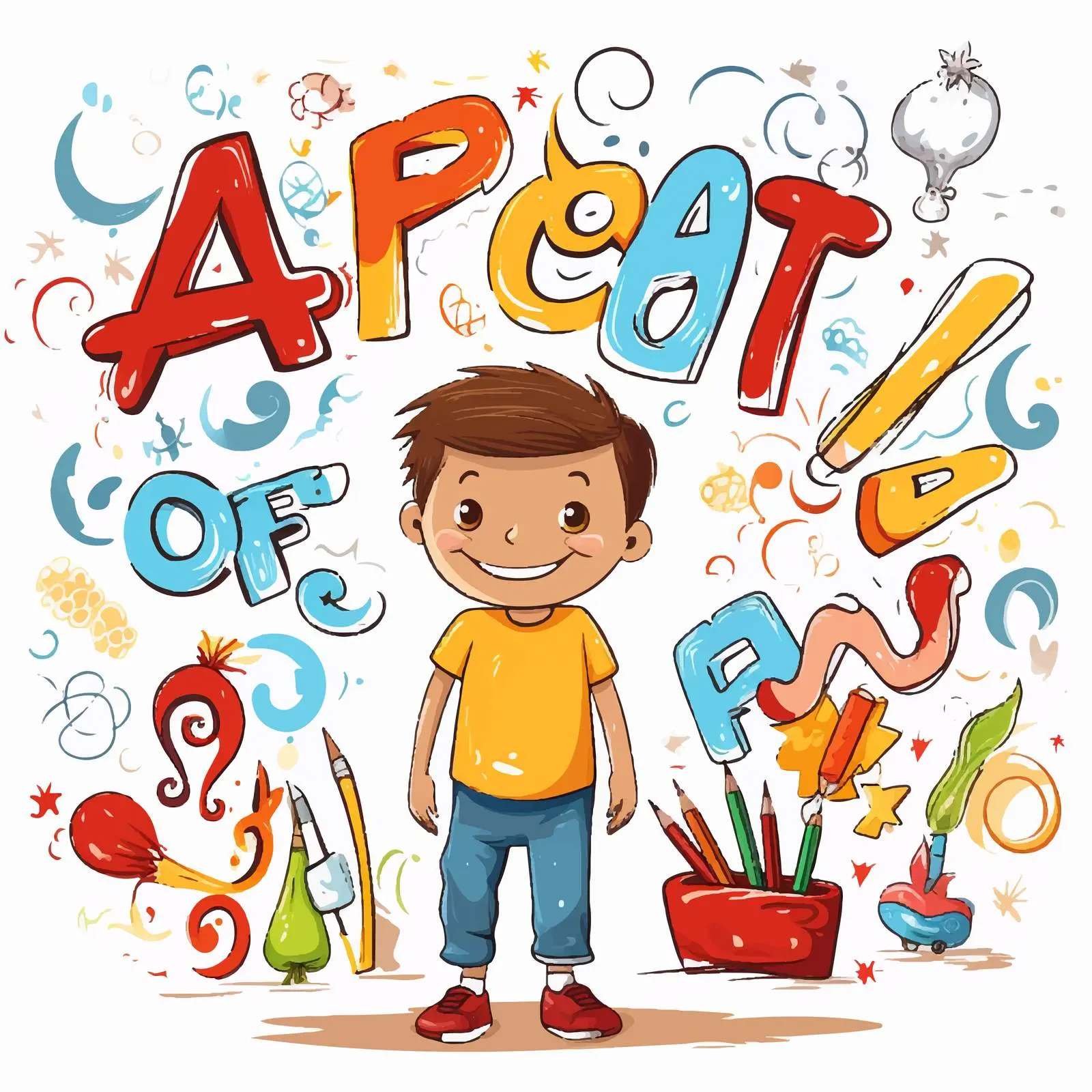 Font Design for Word Art and Crafts — free download from Dotvec