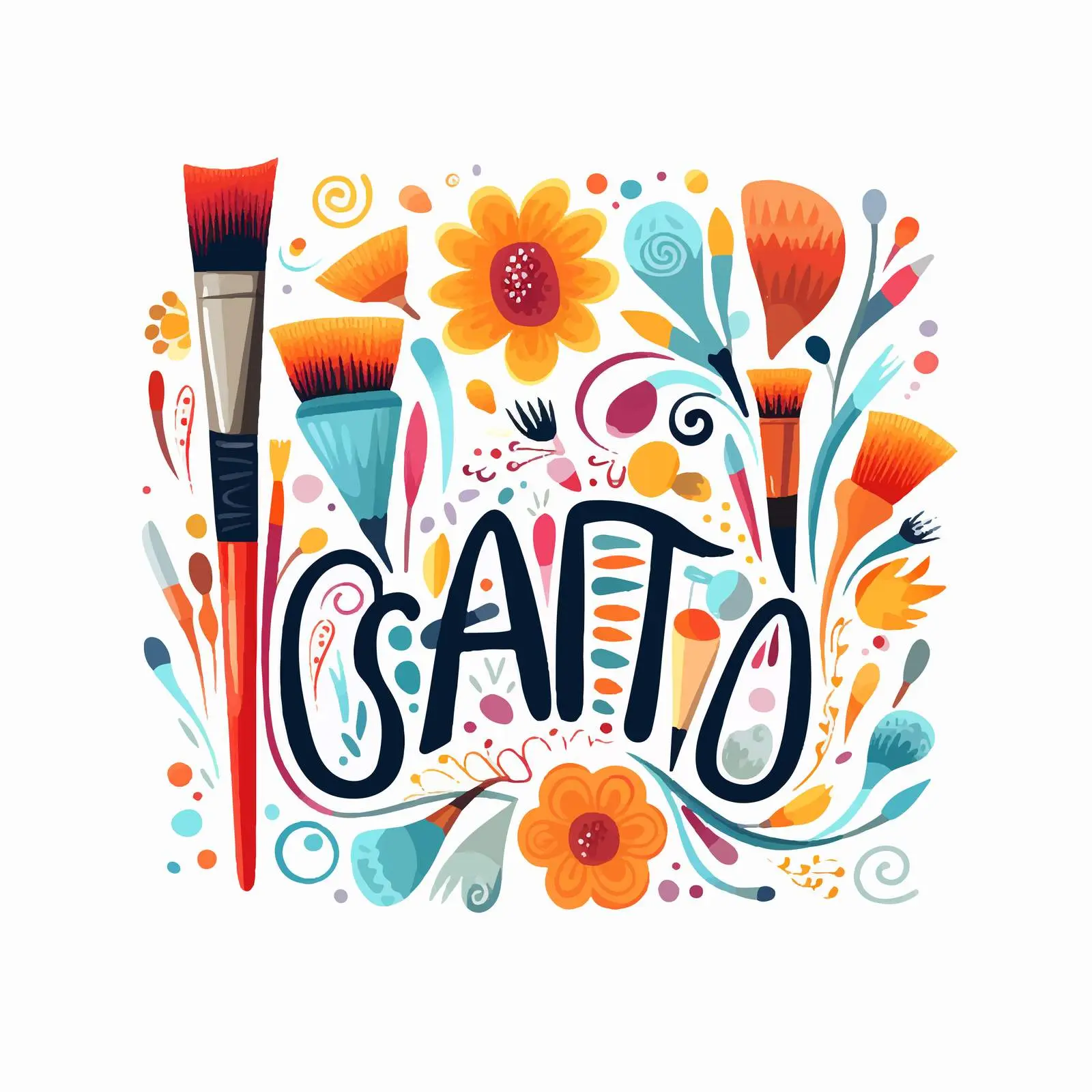 Creative Font Design for Word Art Projects — free download from Dotvec