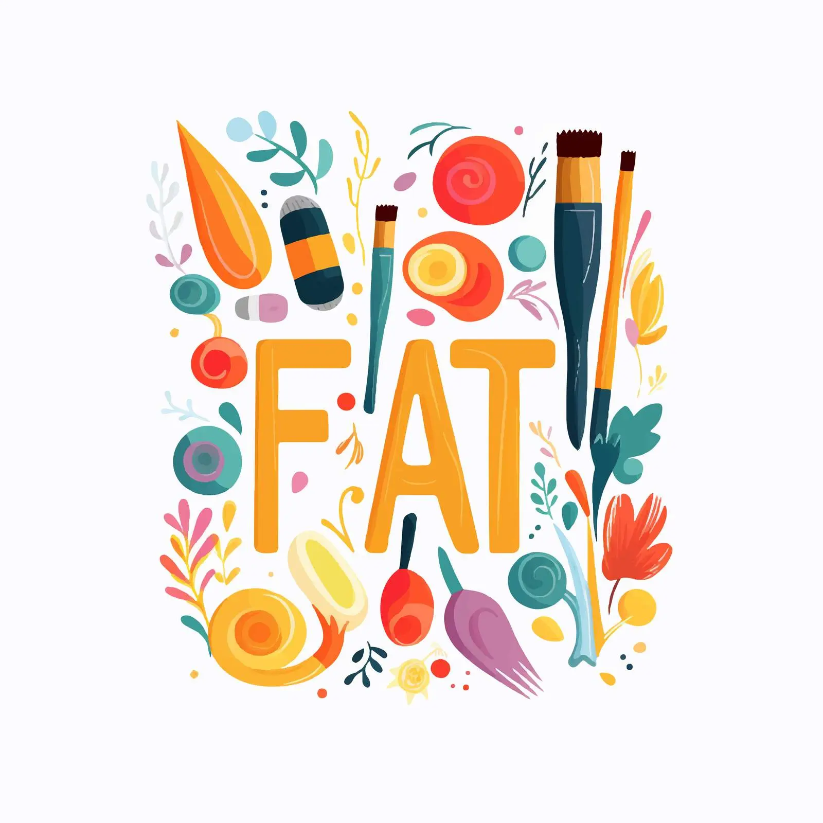 Creative Font Design for Word Art Projects — free download from Dotvec