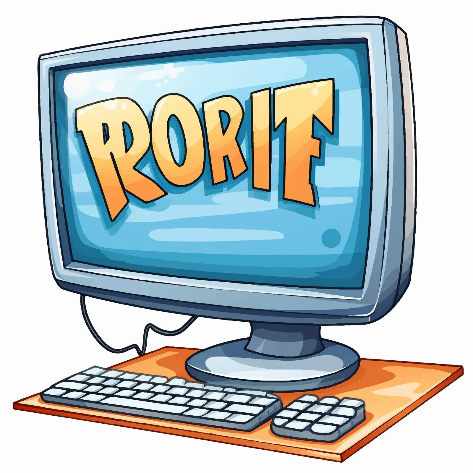 Font Design Illustration for Computer Screens — free download from Dotvec