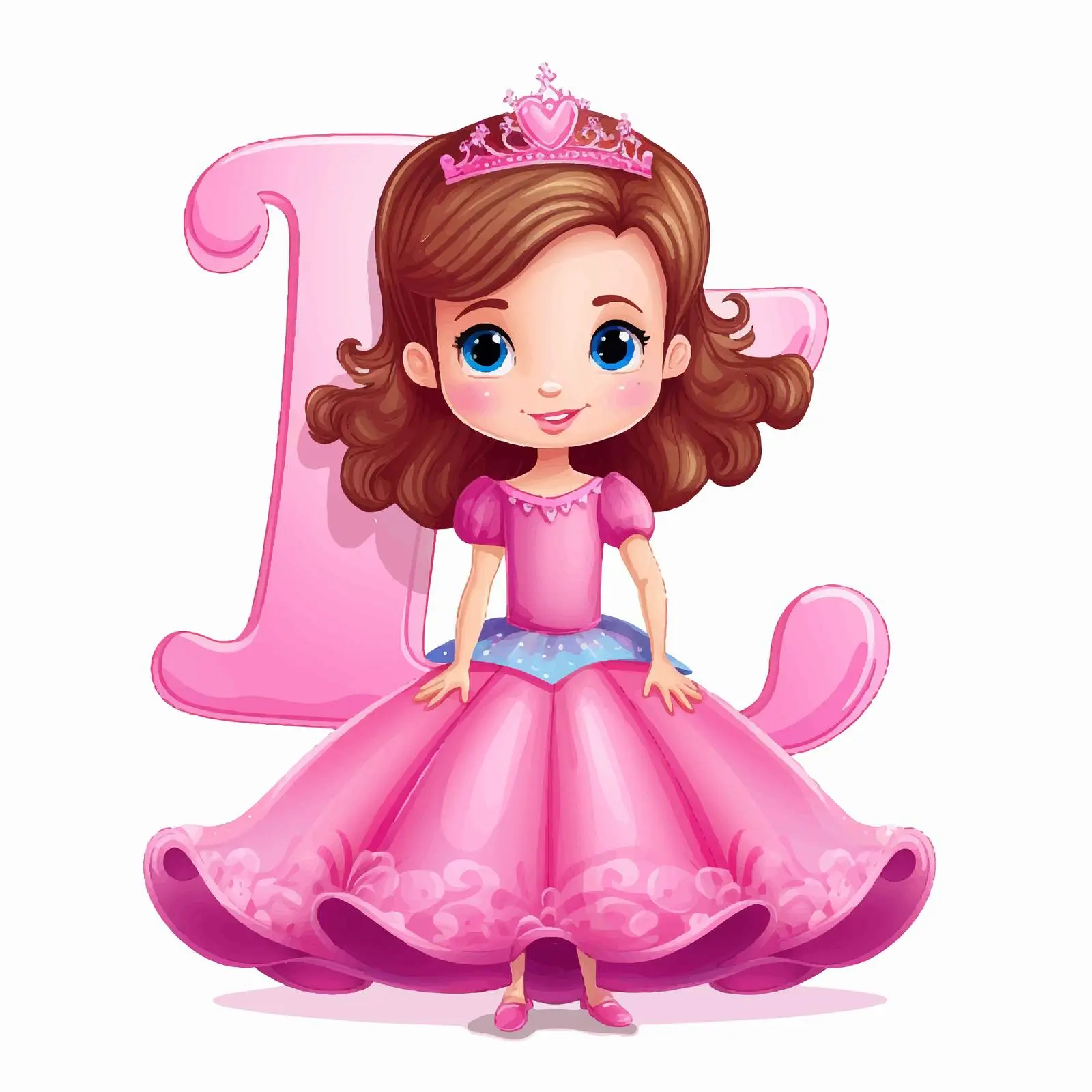 Cute Princess and Prince Vector Design — free download from Dotvec