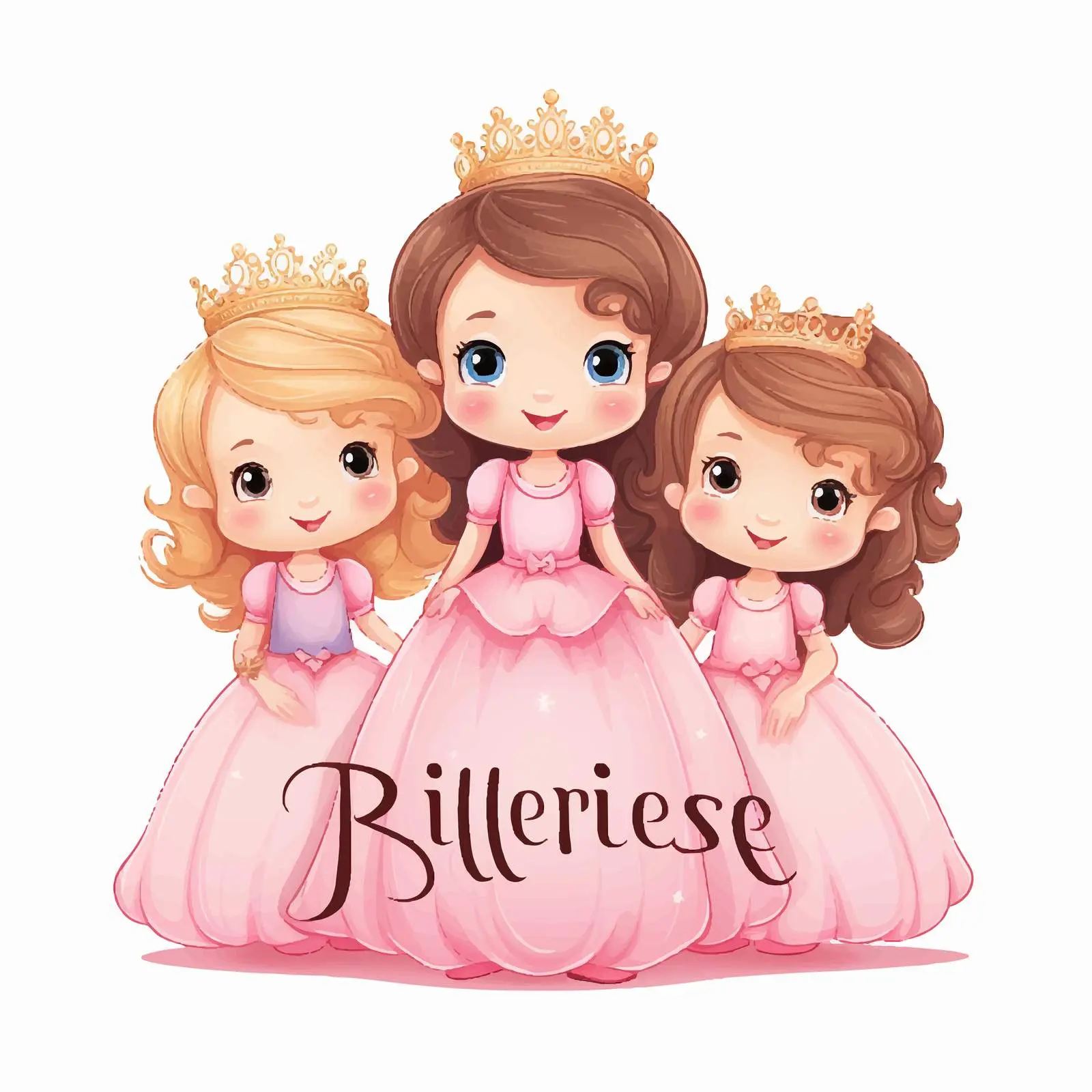 Little Princess and Prince Vector Design — free download from Dotvec