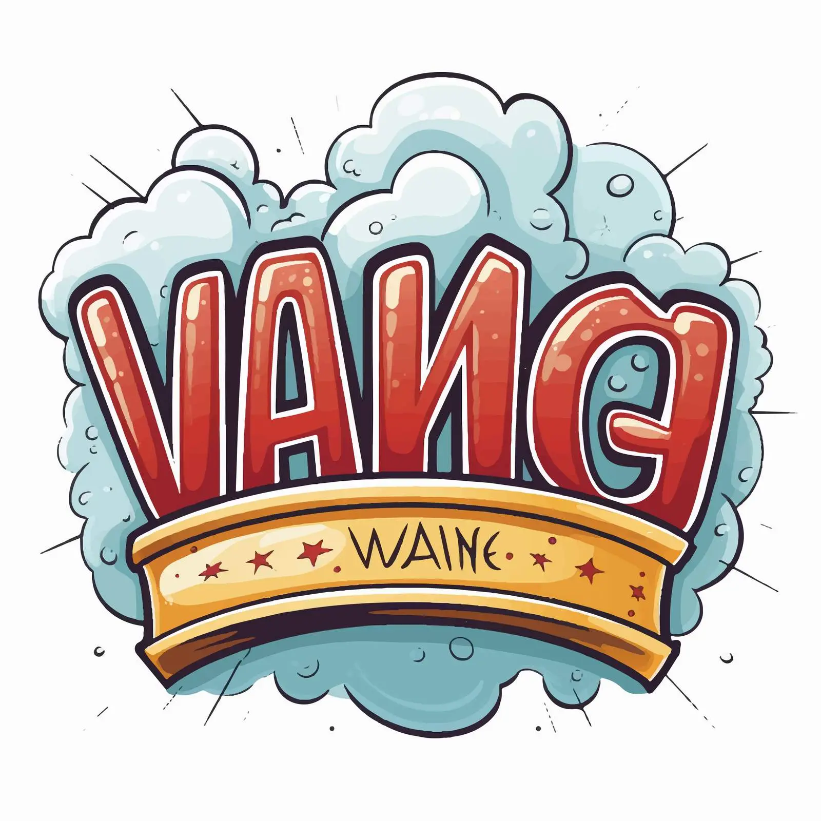 Warning Illustration Cartoon Vector Design — free download from Dotvec