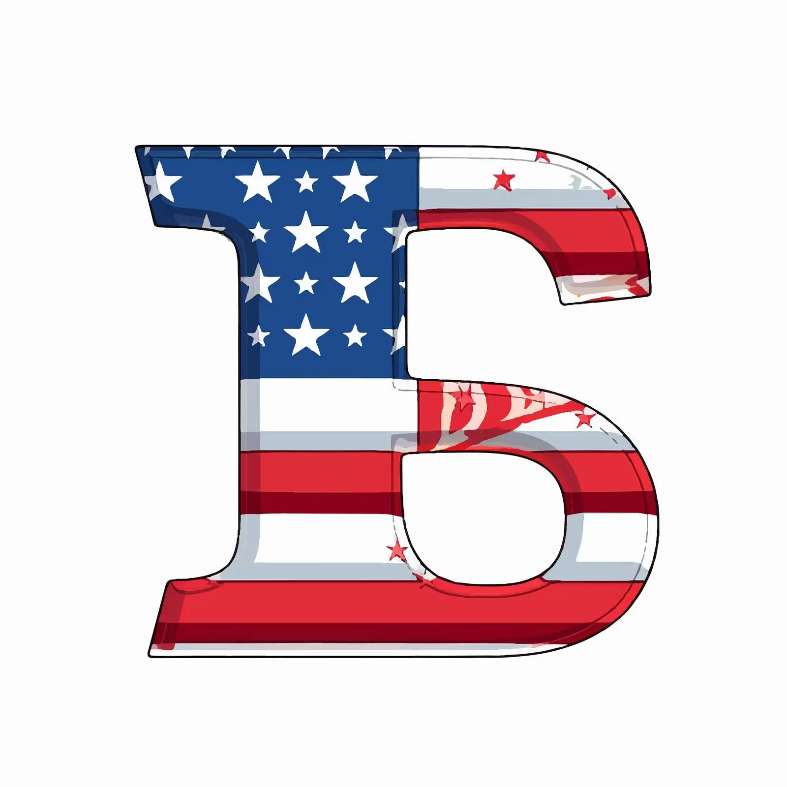 USA Flag Vector Illustration with Stars and Stripes — free download from Dotvec