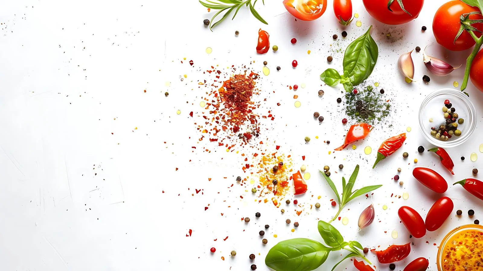 Culinary Setting on White Background — free download from Dotvec