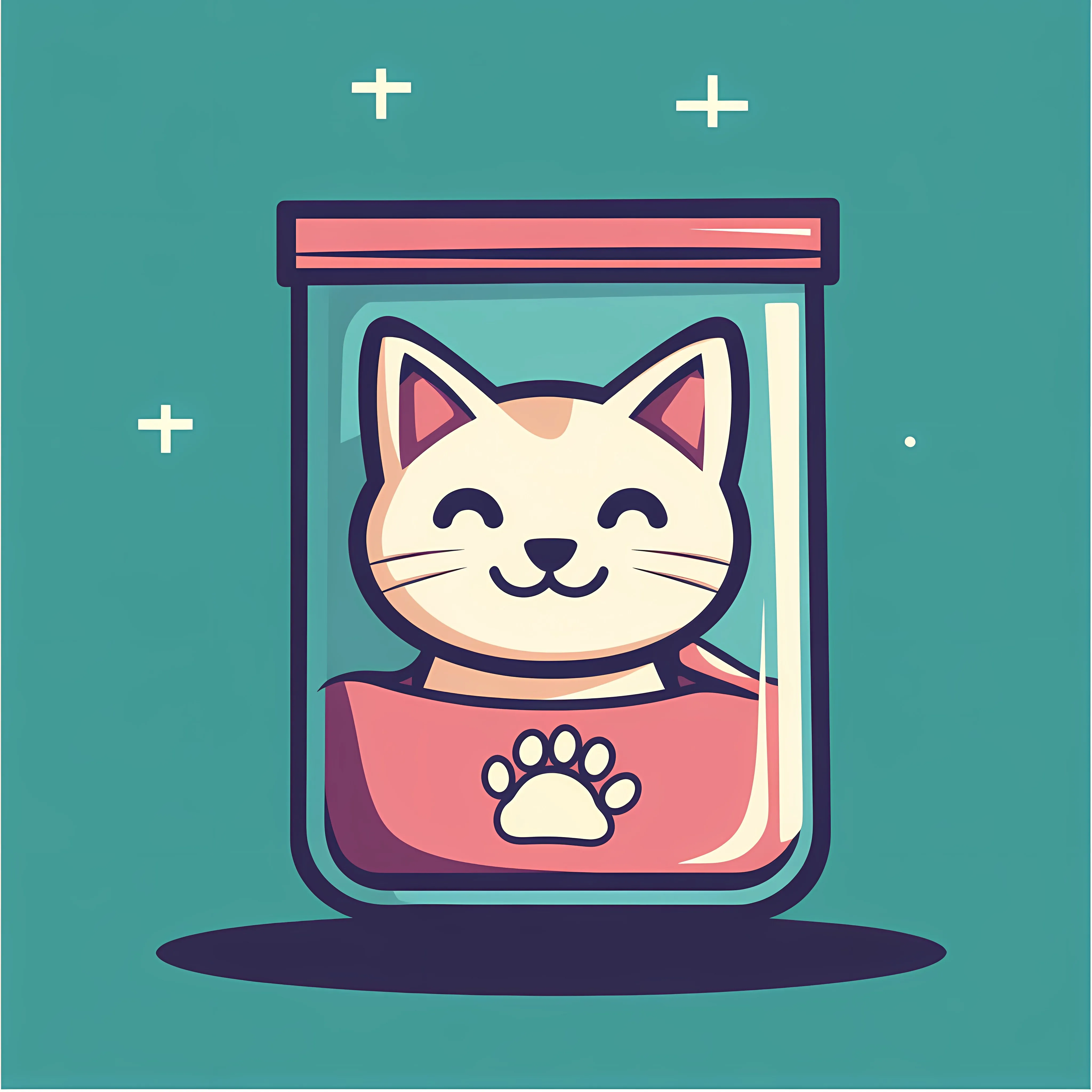 Pet Shop Food Bag Veterinary Product Illustration — free download from Dotvec