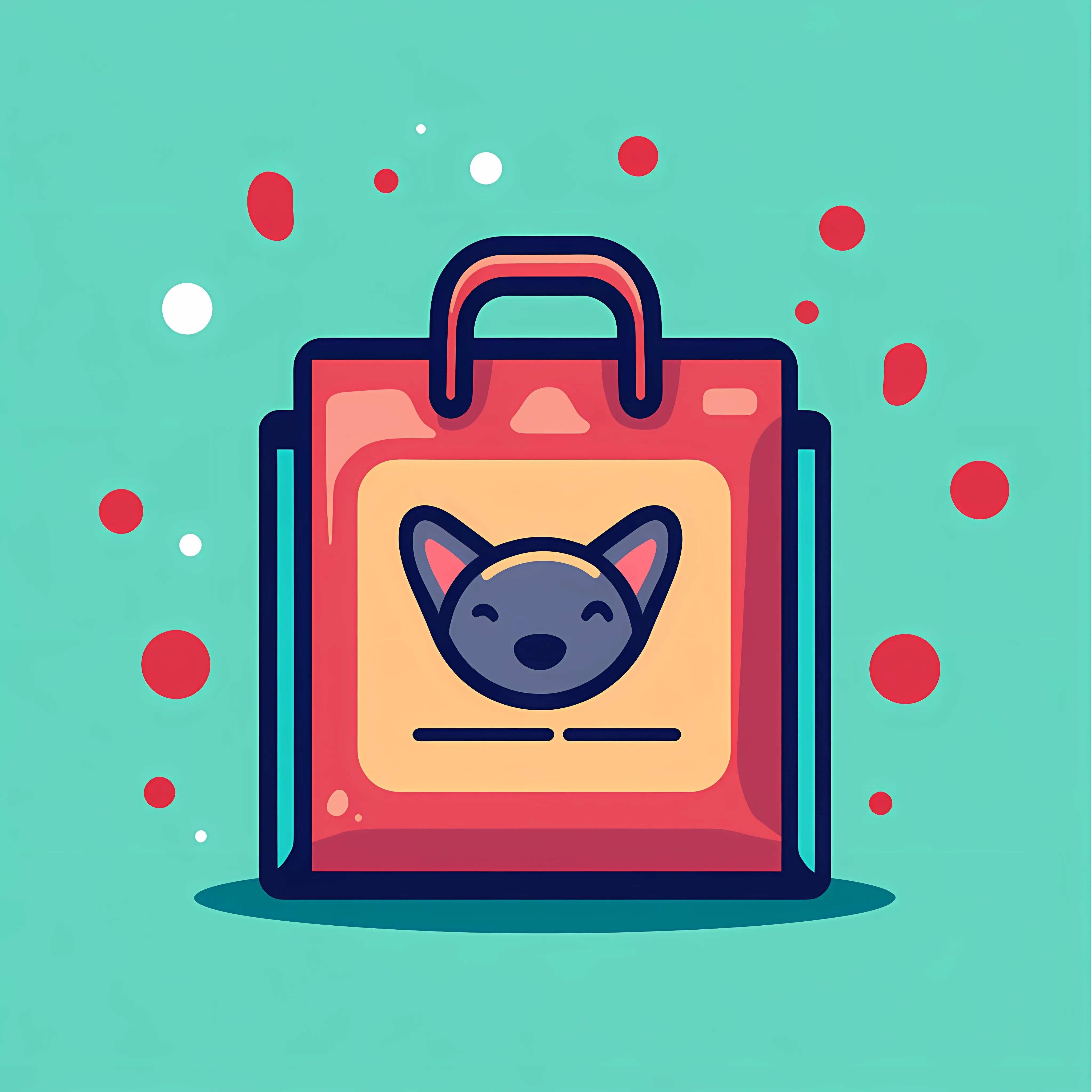 Pet Shop Veterinary Food Bag Vector Illustration — free download from Dotvec