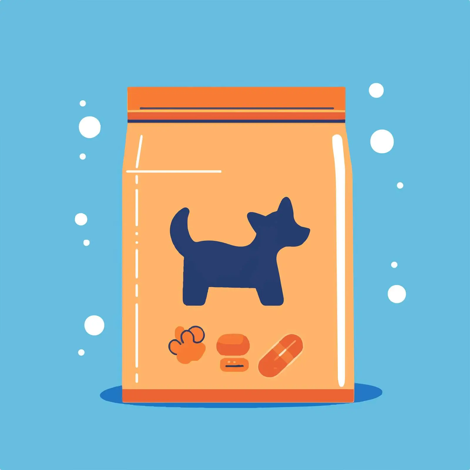 Pet Shop Veterinary Product Flat Vector Illustration — free download from Dotvec