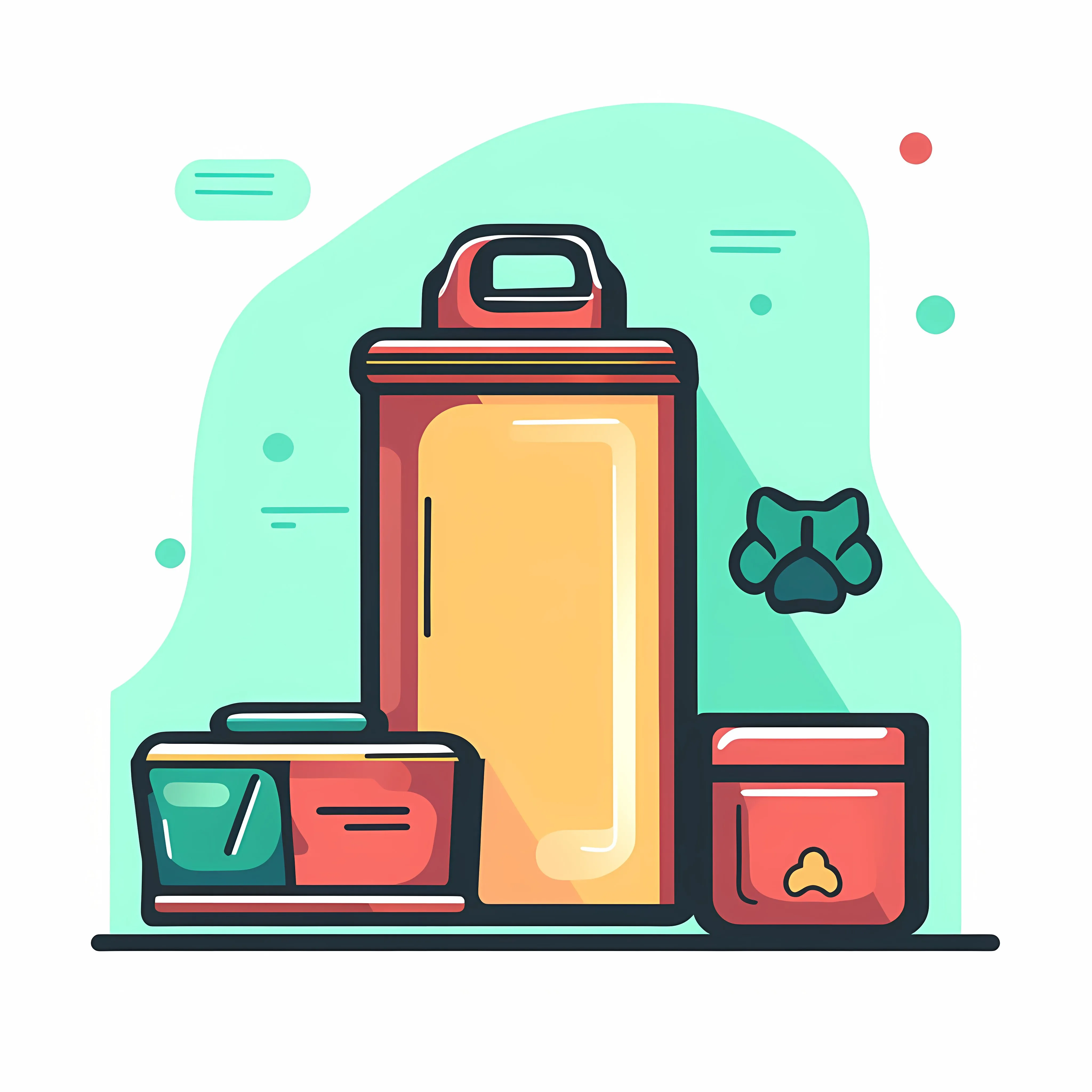 Canned Pet Food Veterinary Product Vector Illustration — free download from Dotvec