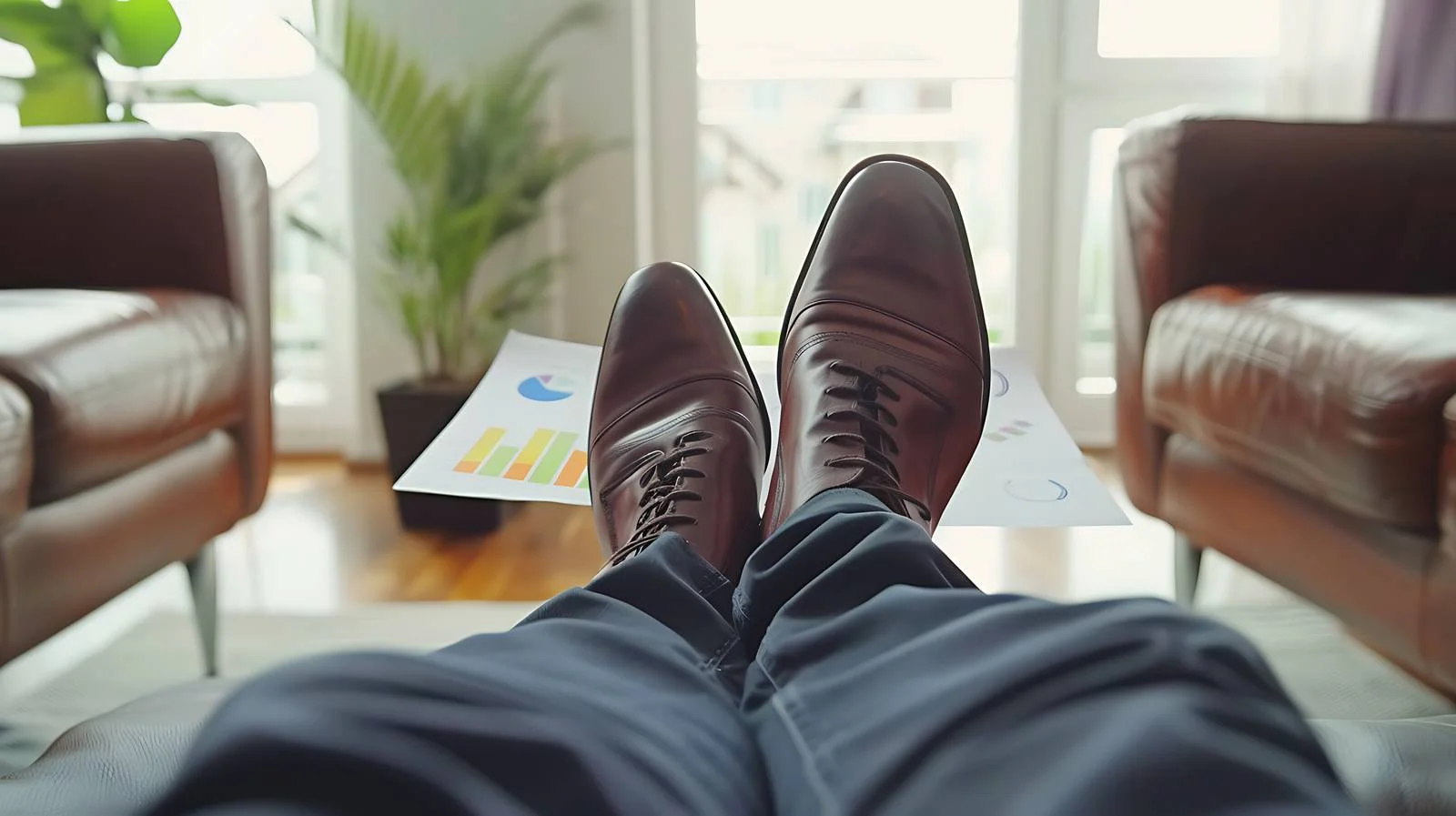 Young Businessman Working at Home — free download from Dotvec