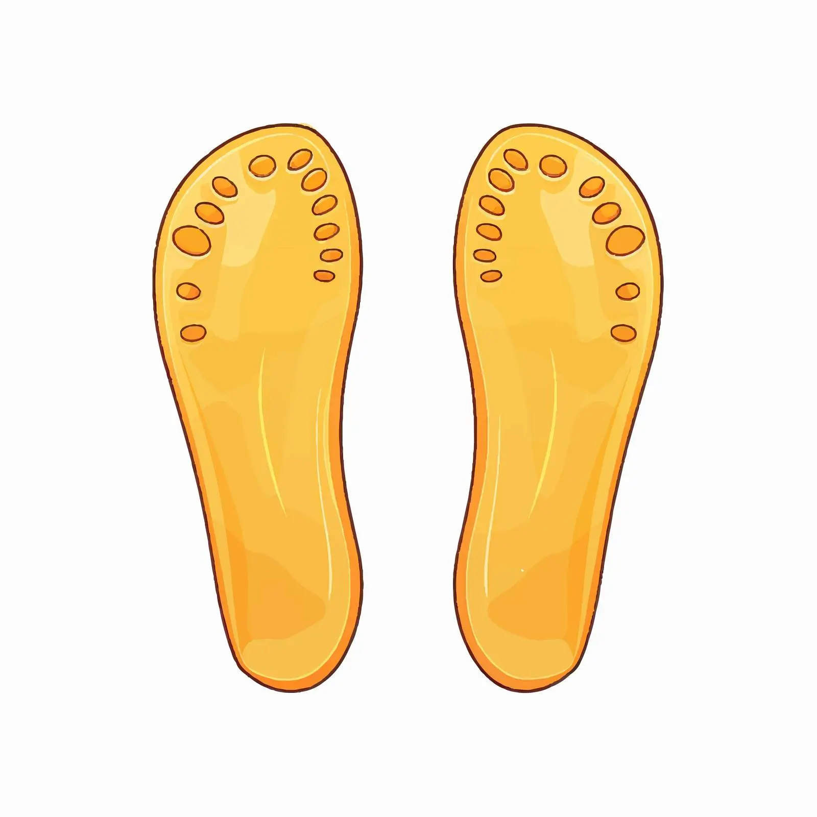 Top View Foot Vector Illustration on White Background — free download from Dotvec