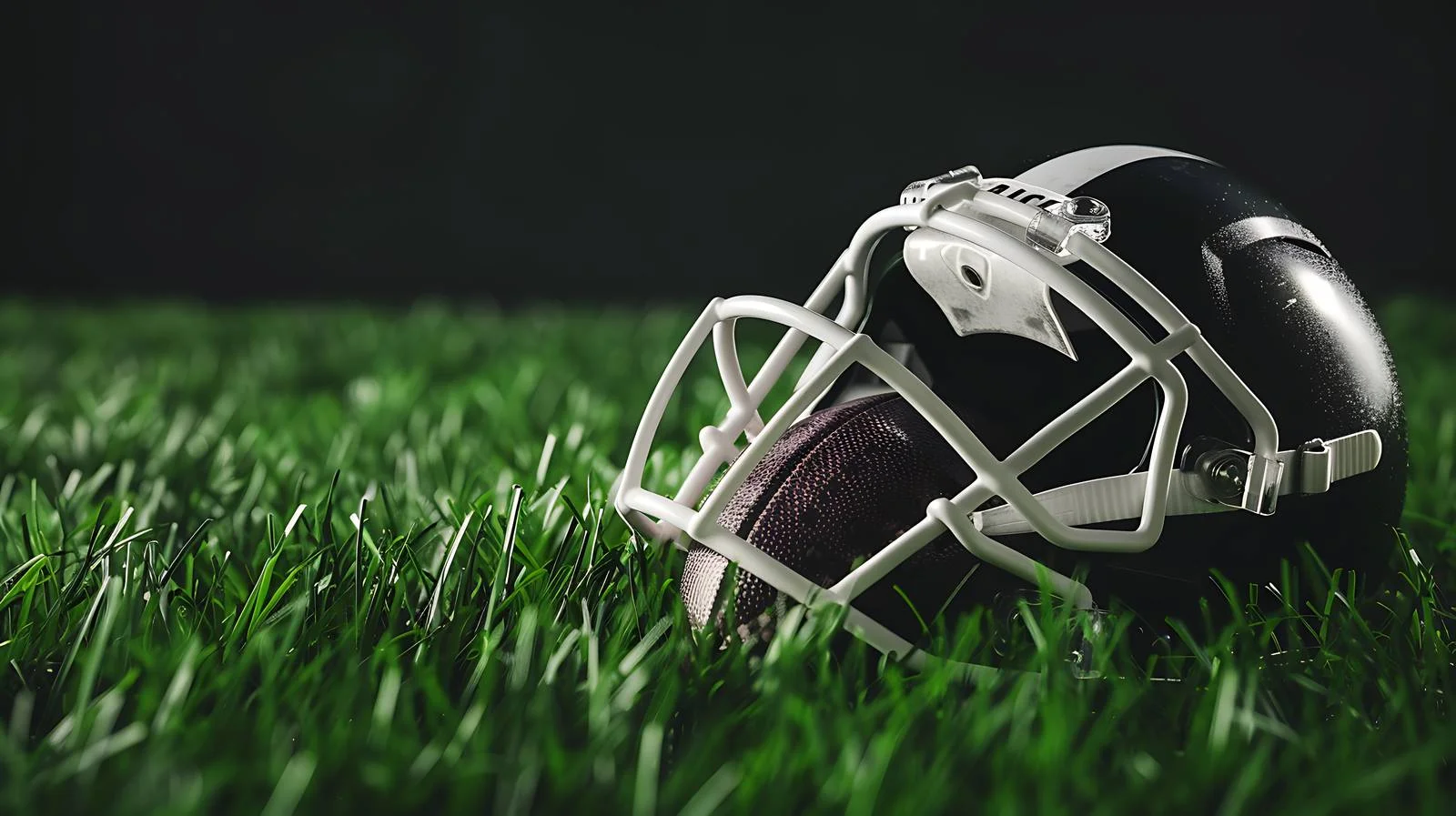 Sporting equipment on dark grass field — free download from Dotvec