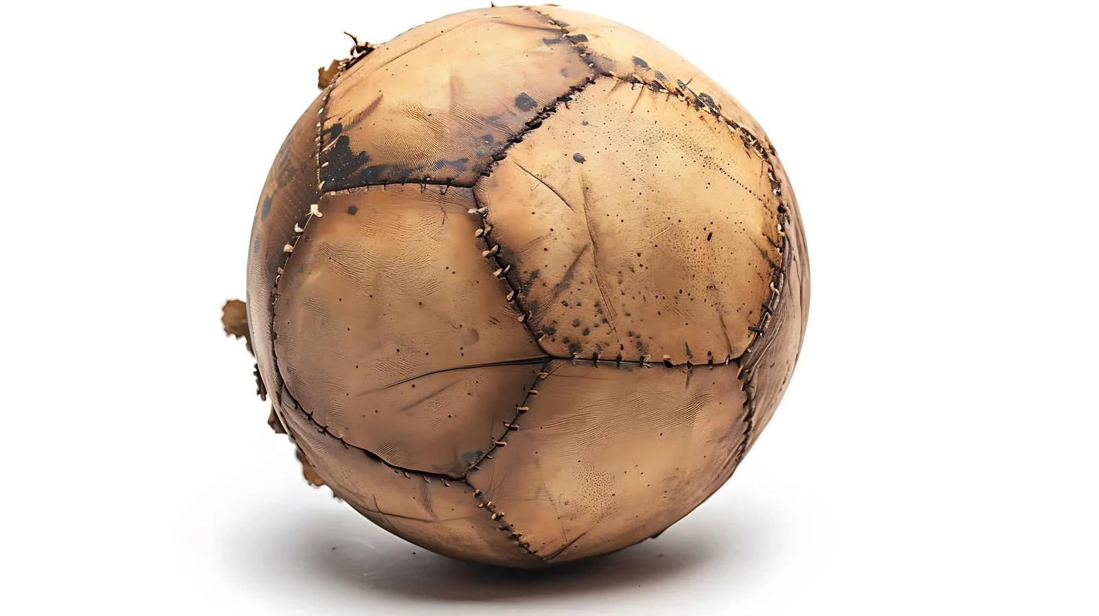 Professional Football Ball on White Isolated Background — free download from Dotvec