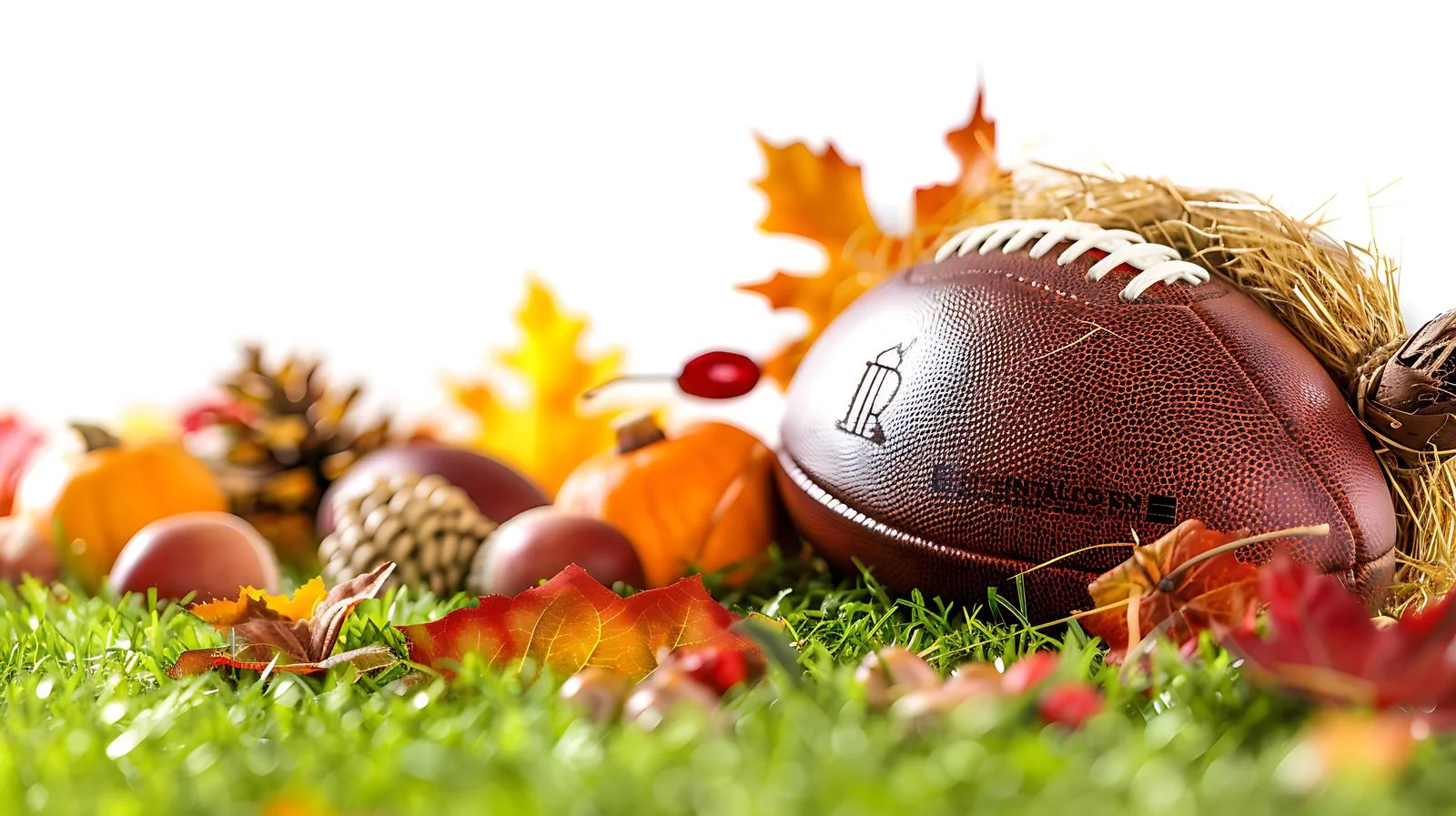 Sporting a cornucopia on grass field — free download from Dotvec