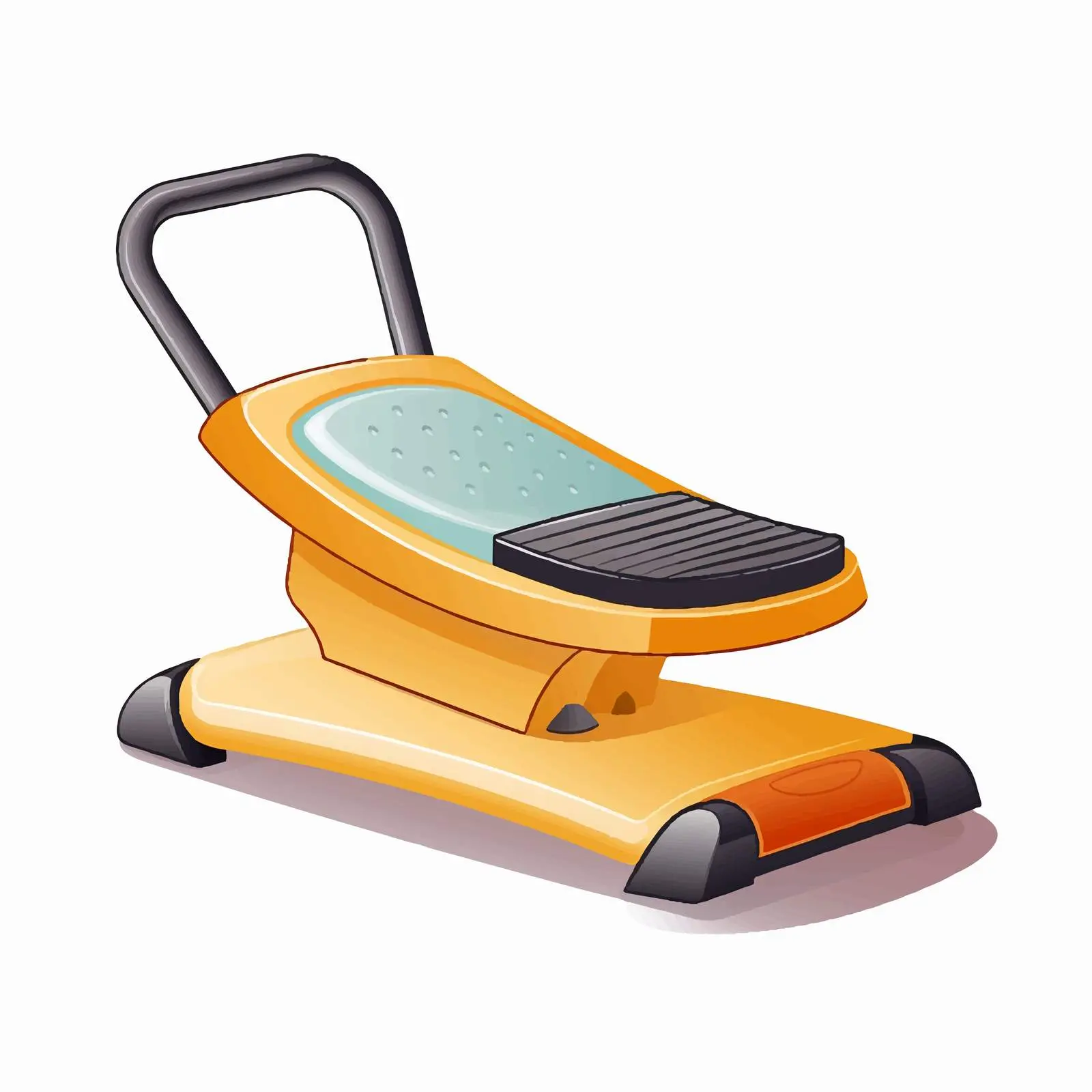 Aerobics Footrest Cartoon Gym Equipment Illustration – free strength image from Dotvec