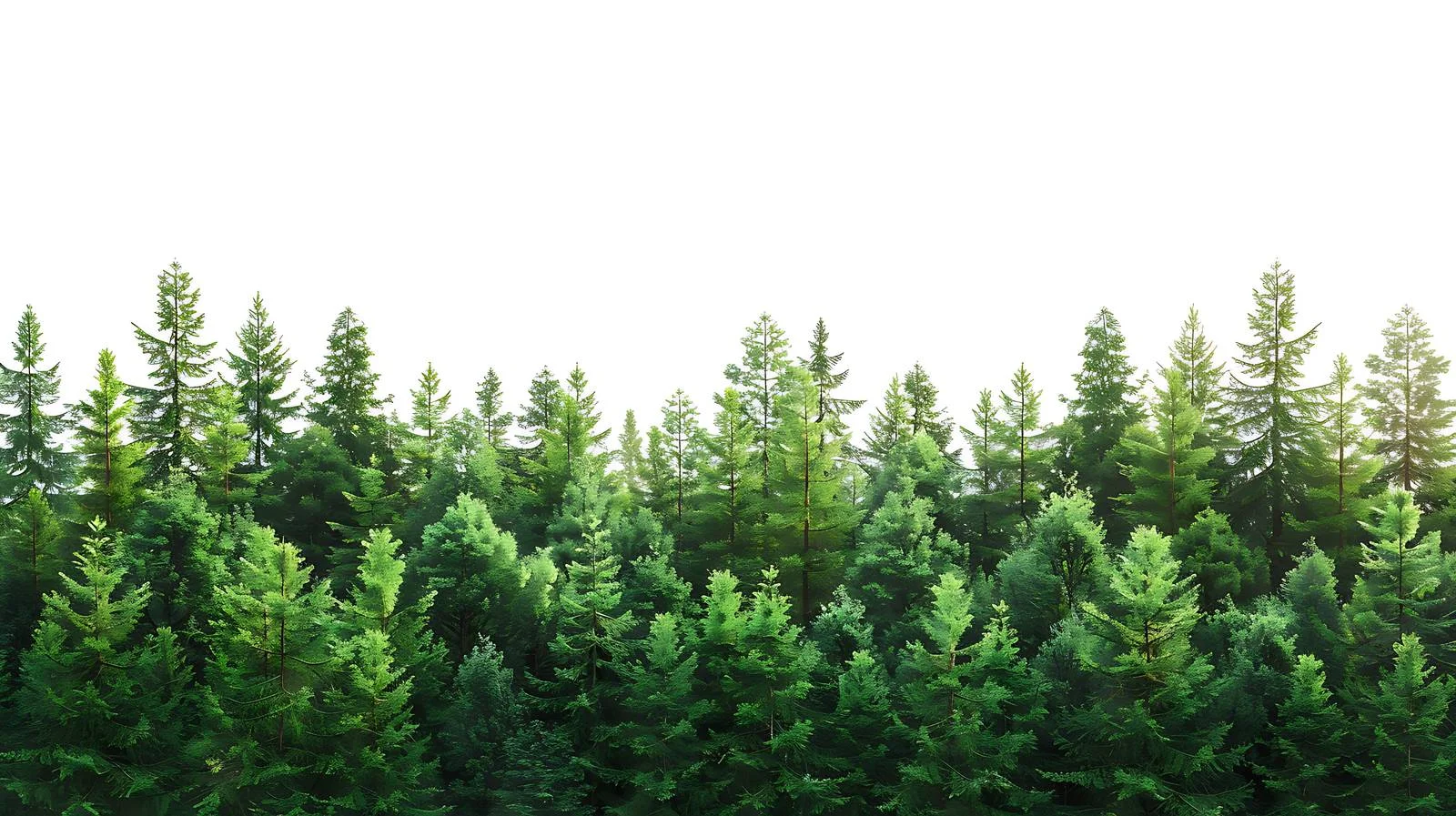 Serene Forest on White Background — free download from Dotvec