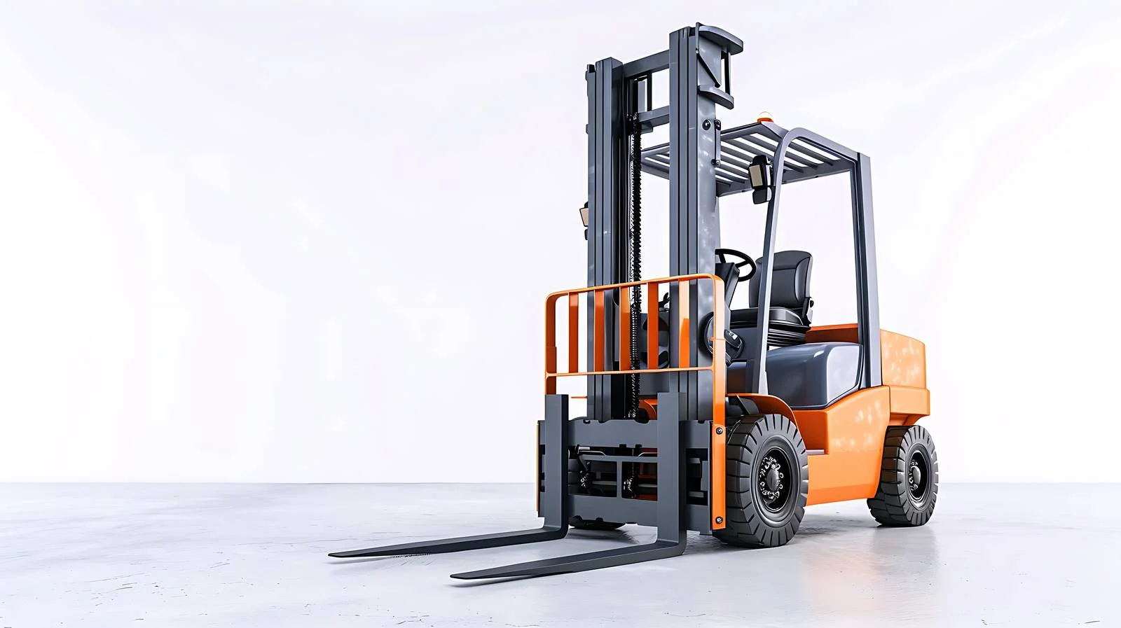 Forklift Loader in Storage Warehouse Ship Yard — free download from Dotvec