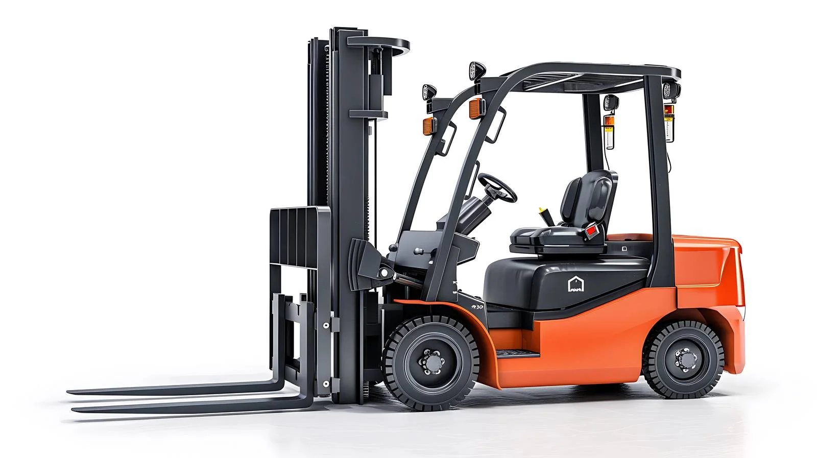 Forklift in Storage Warehouse Ship Yard — free download from Dotvec