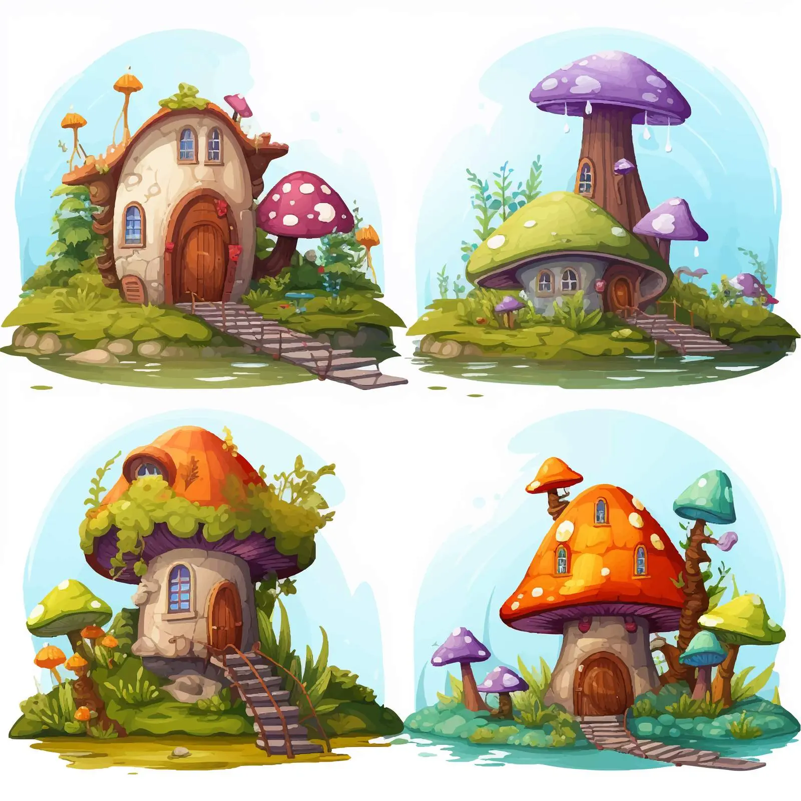 Enchanting Fantasy Scenes with Iconic Locations – free fantasy elements image from Dotvec