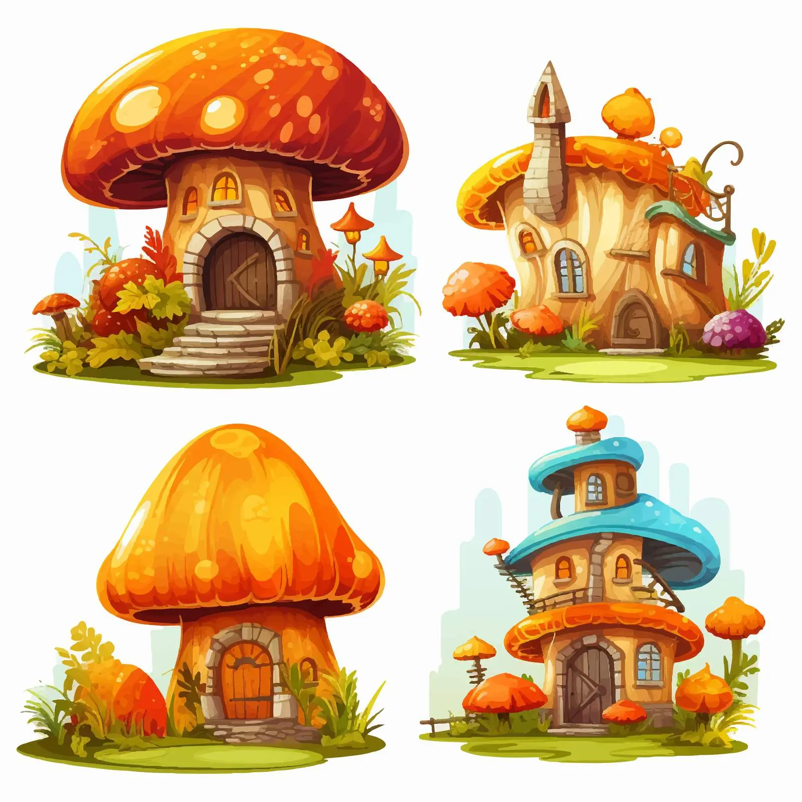 Diverse Fantasy Worlds and Enchanting Places – free castles image from Dotvec