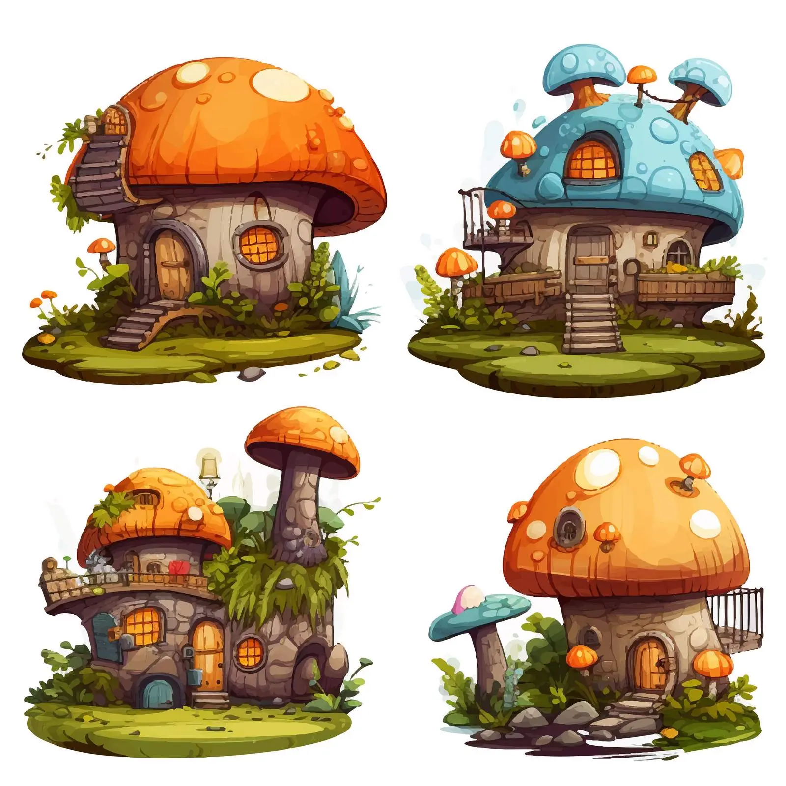 Diverse Fantasy Worlds with Enchanting Landscapes — free download from Dotvec