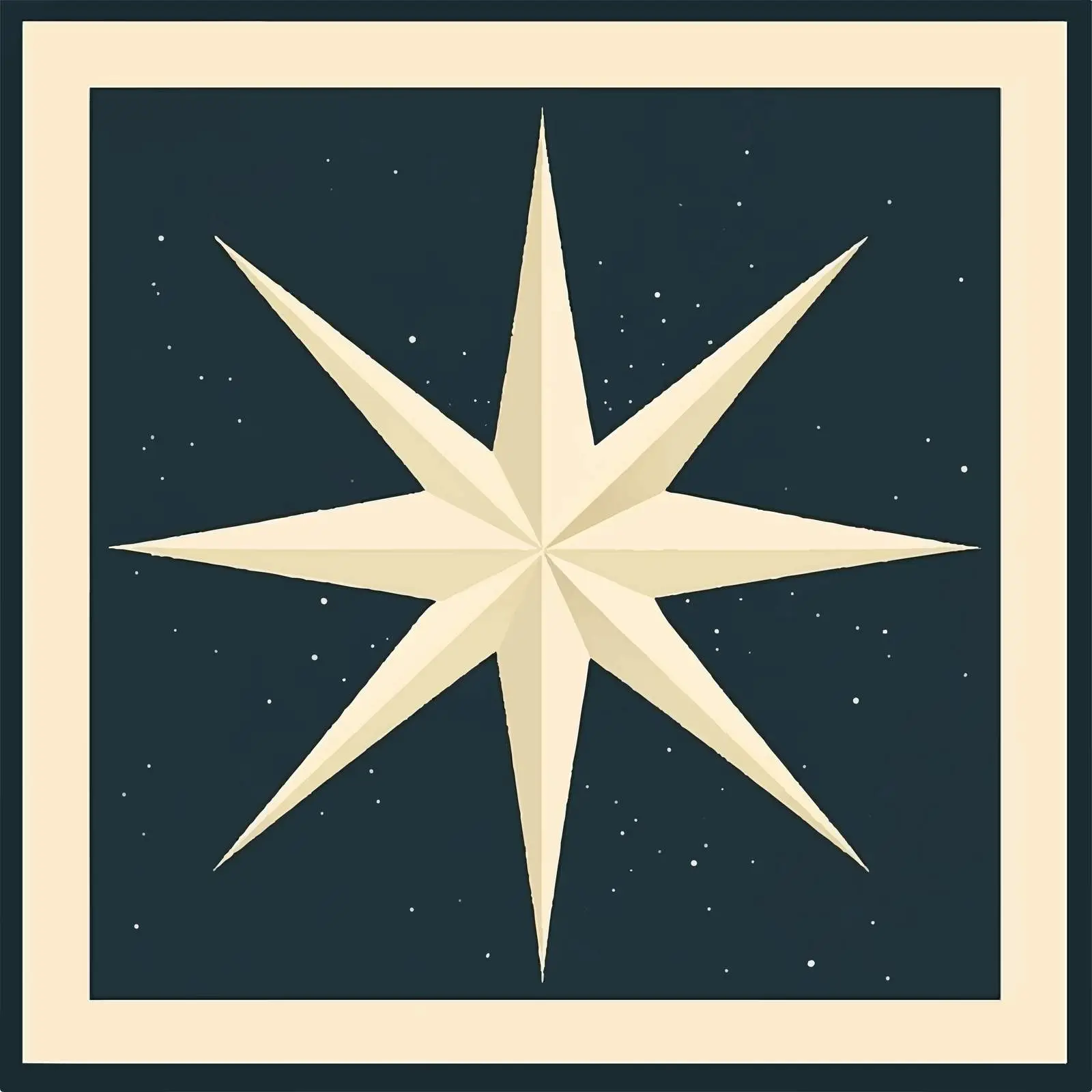 Four Pointed Star Silhouette Vector Illustration — free download from Dotvec