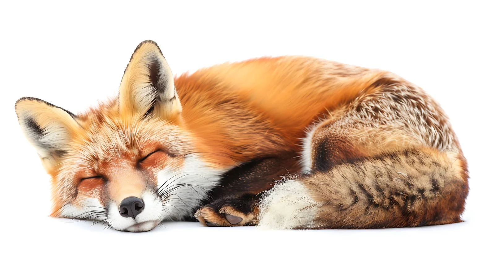 Graceful fox isolated on white background — free download from Dotvec