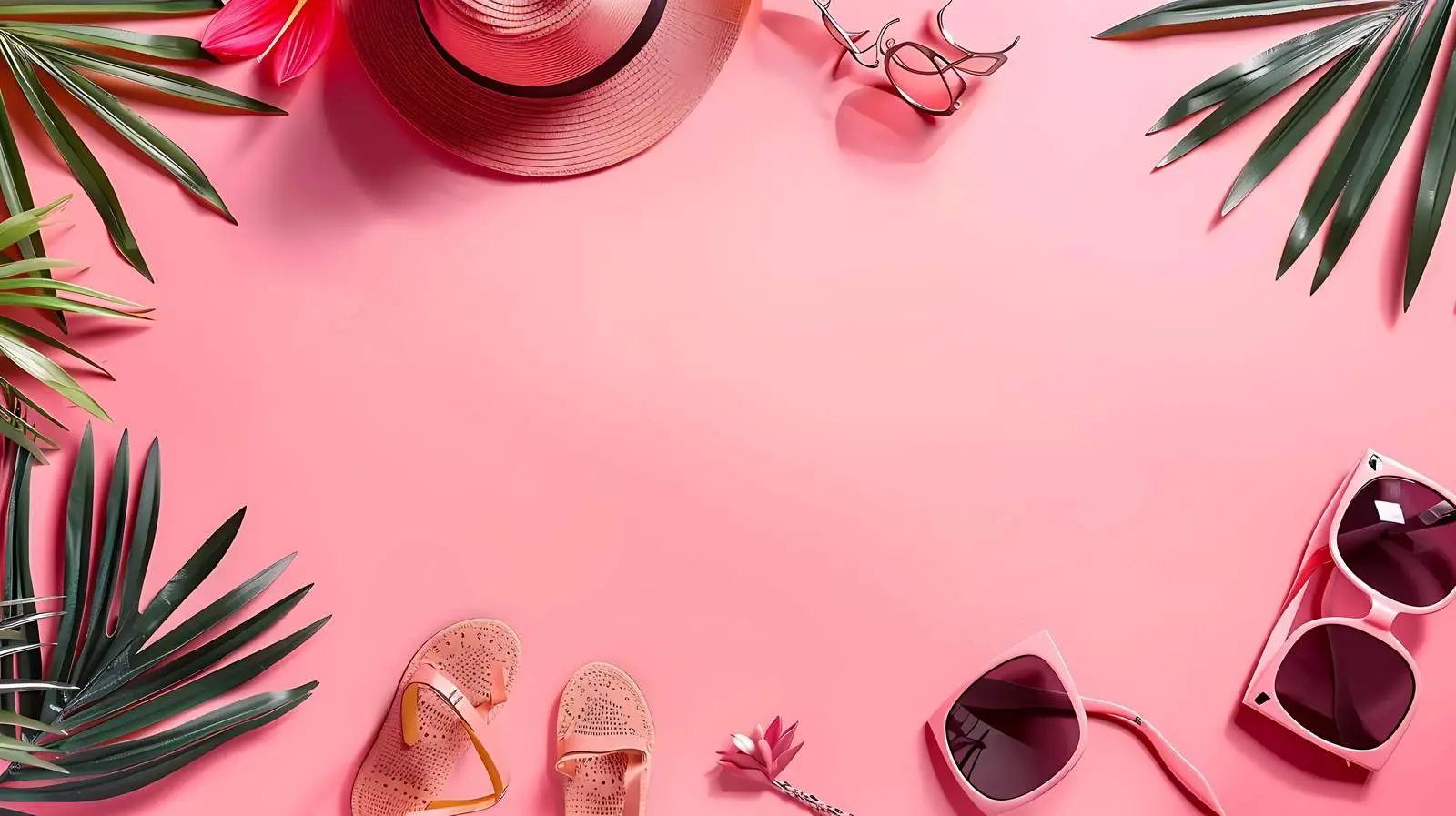 Summer Fashion Composition with Female Model – free model image from Dotvec