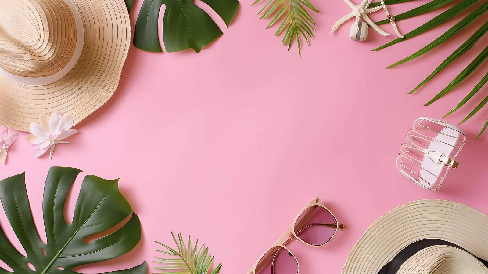 Stylish Summer Fashion Composition with Female Model — free download from Dotvec