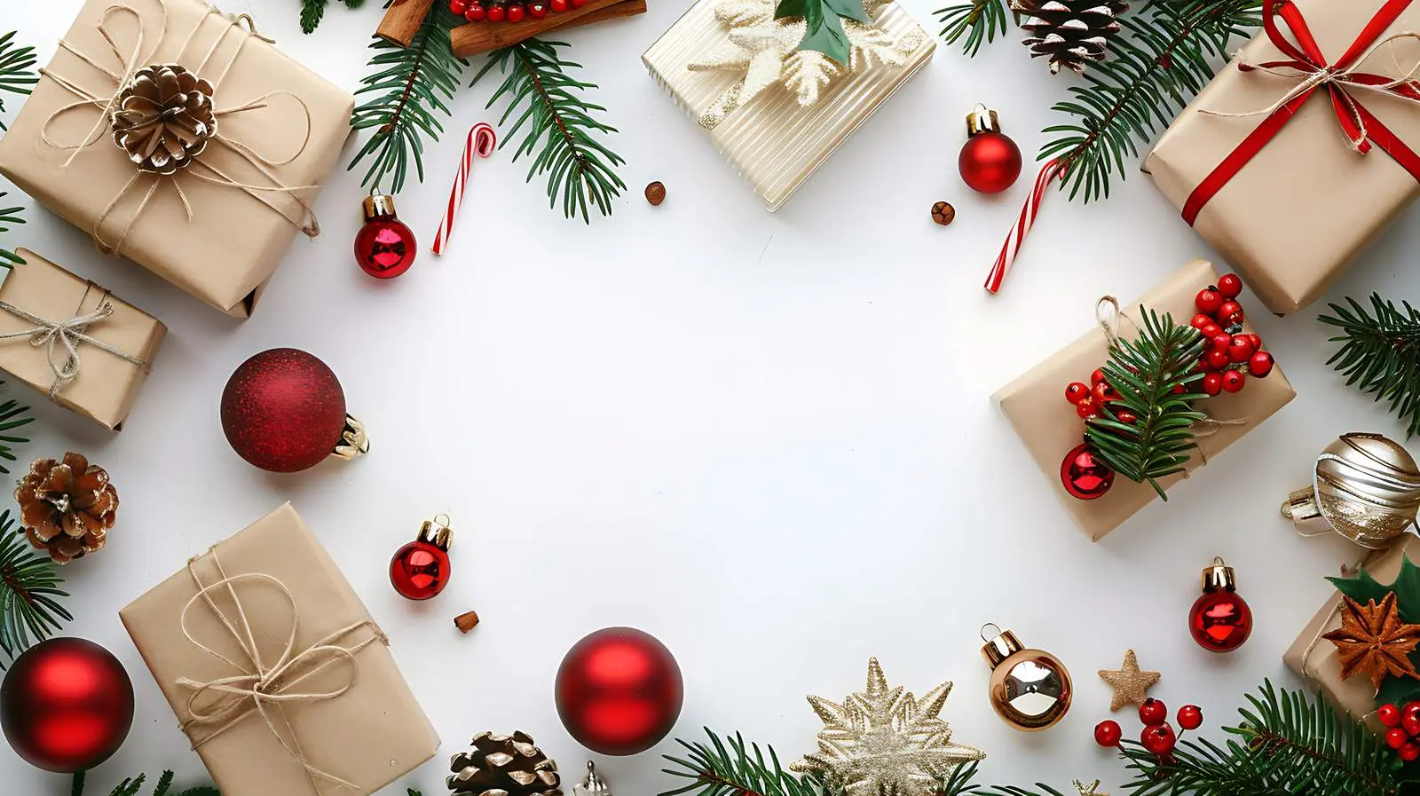 Handmade Christmas Gift Boxes and Festive Decor – free decor image from Dotvec