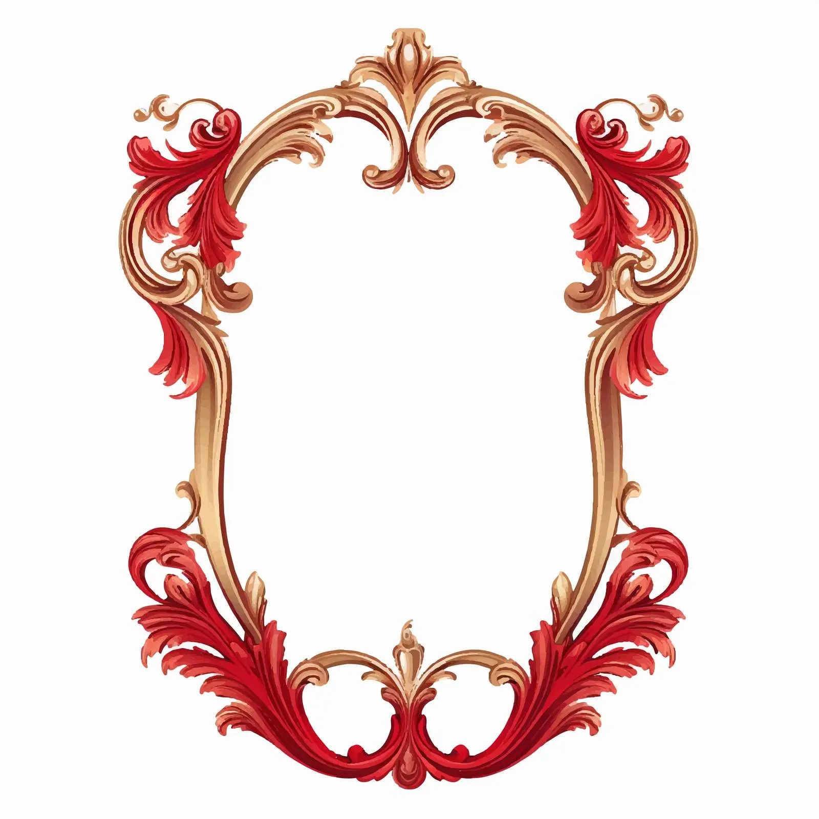 Top View Frame Vector Illustration on White Background — free download from Dotvec