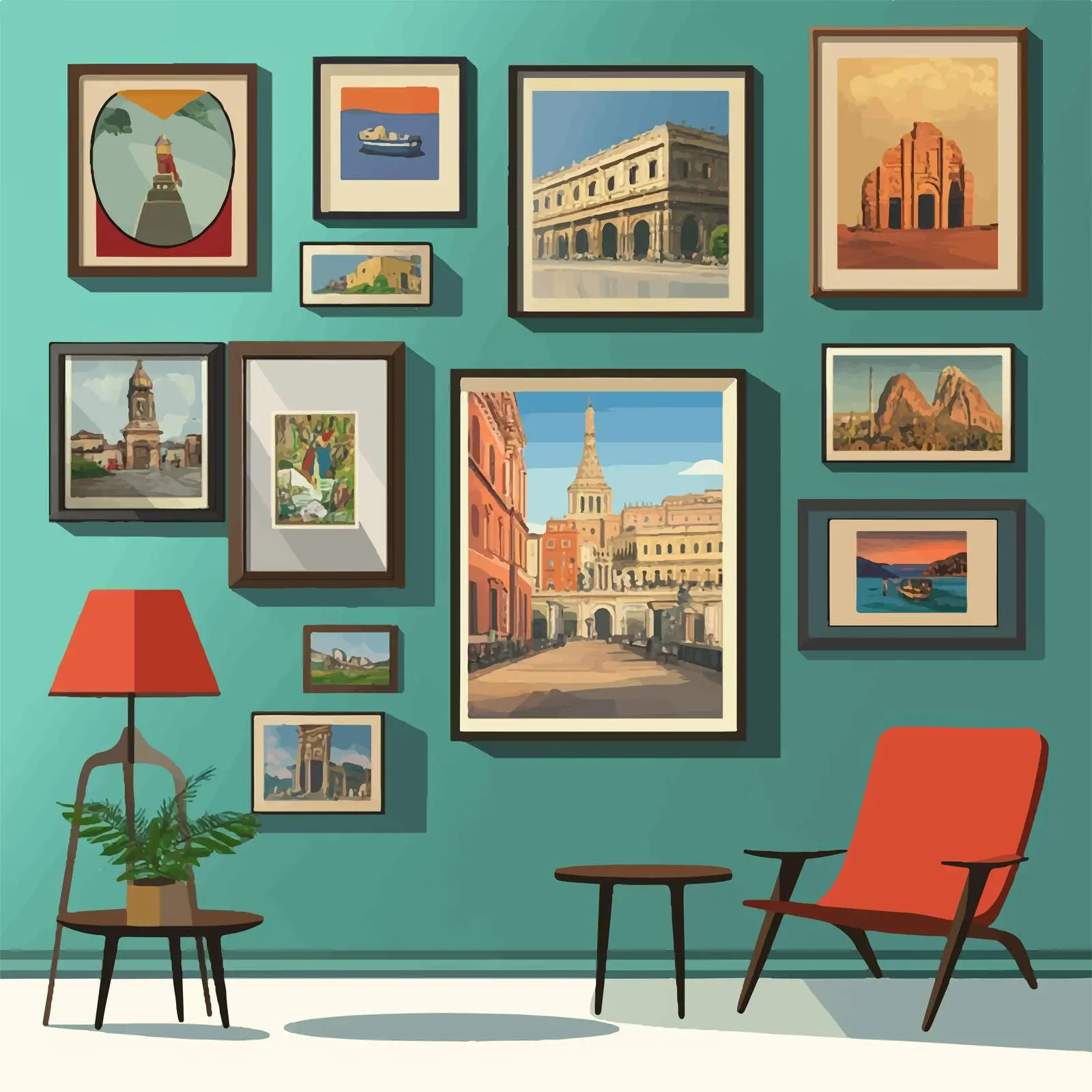 Family History Memories on Wall — free download from Dotvec