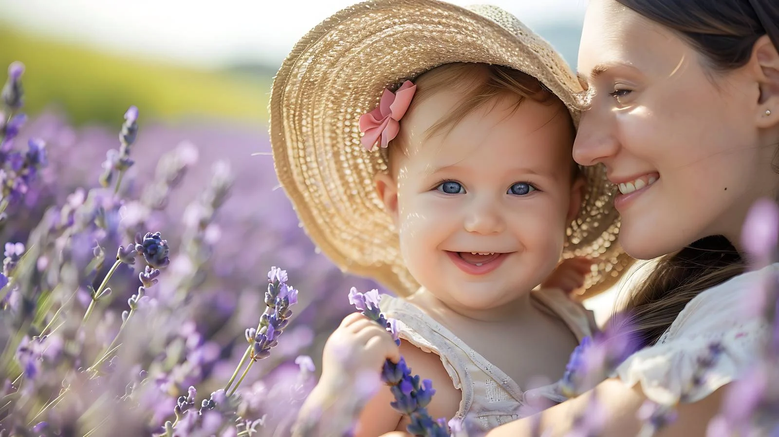 Happy Baby Girl in France — free download from Dotvec