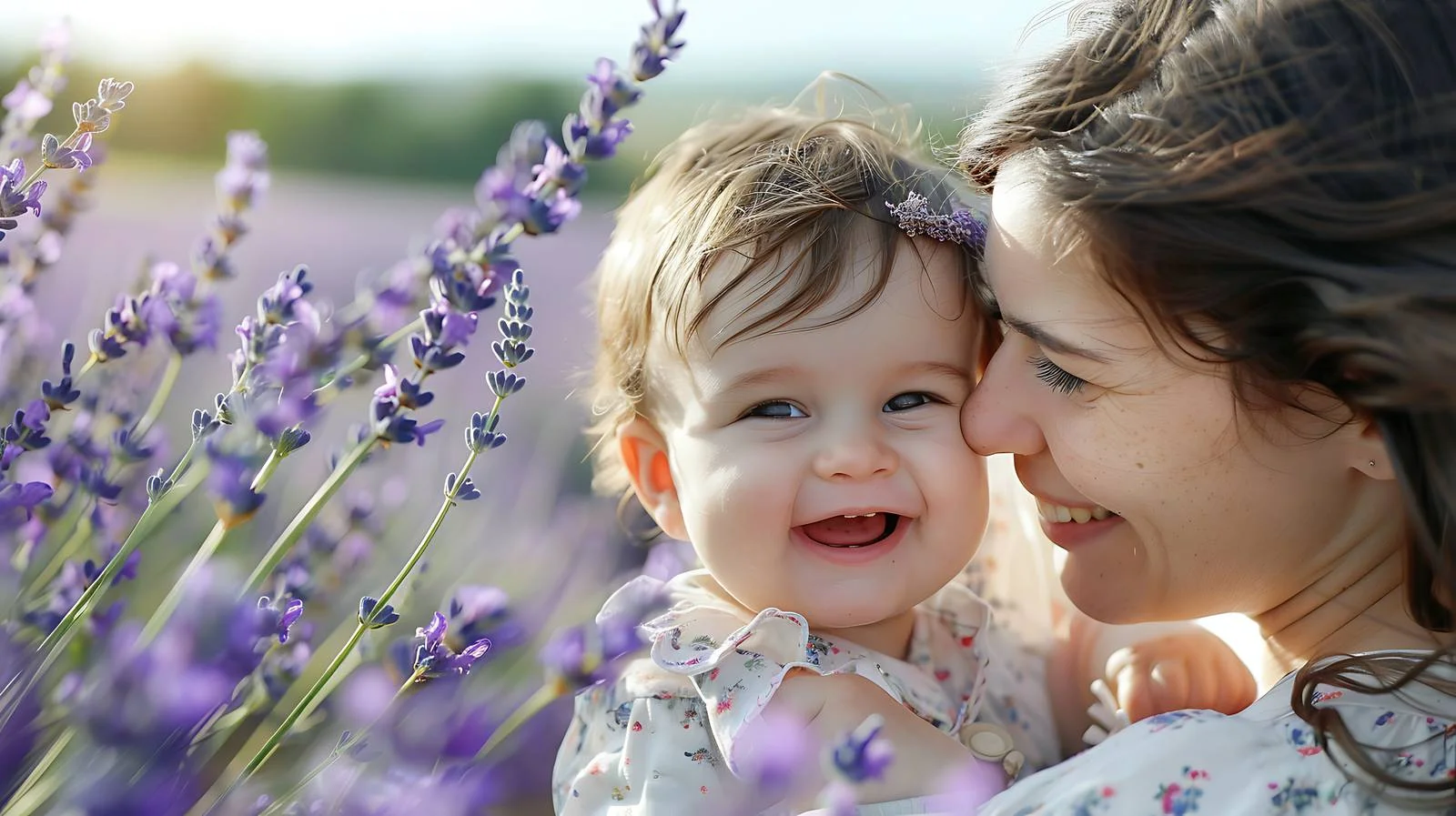 Joyful Baby in Village of Grignan — free download from Dotvec