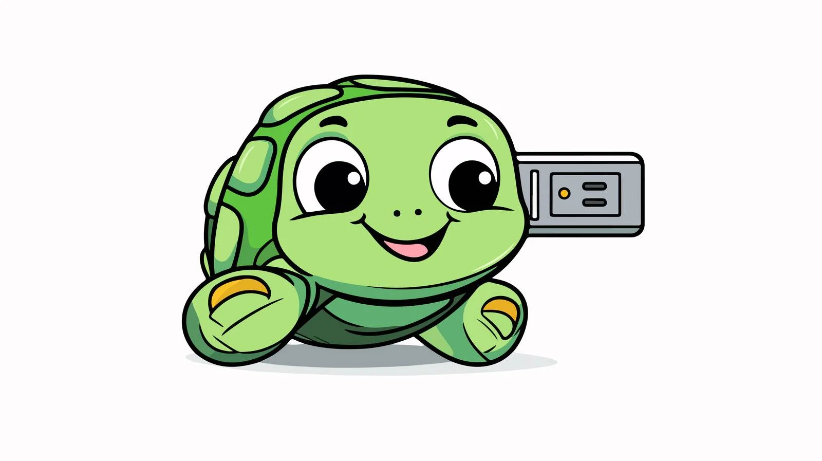 Hand-drawn Cartoon USB Stick Illustration — free download from Dotvec