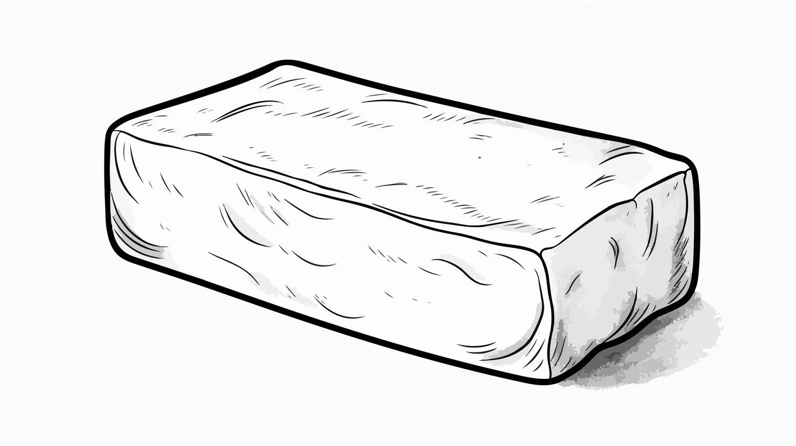 Cartoon Bar of Soap Sketch — free download from Dotvec