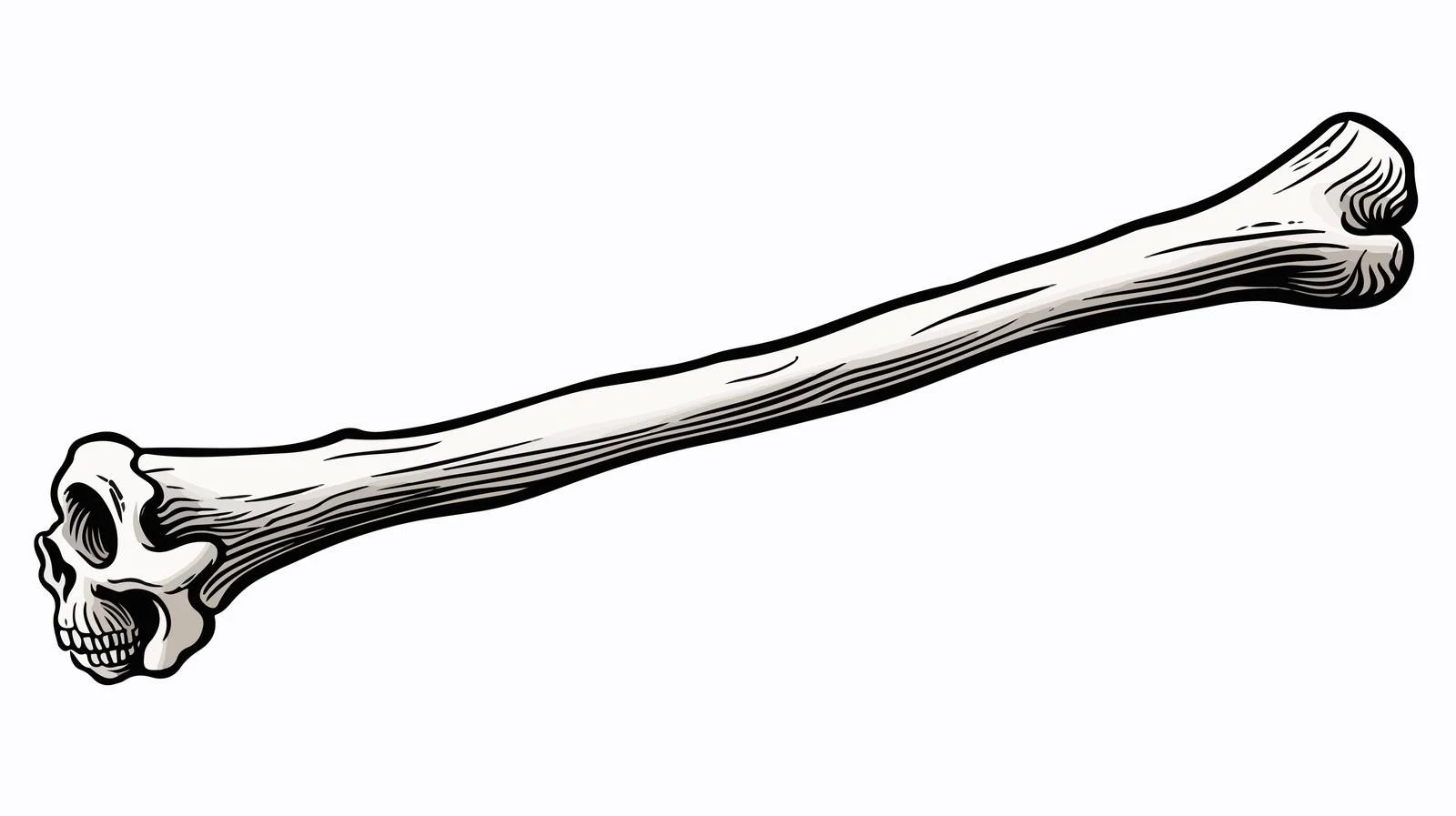 Cartoon Bone Illustration — free download from Dotvec