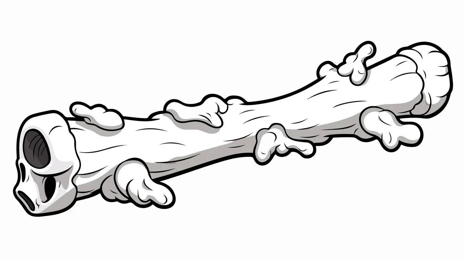 Cartoon Bone Illustration — free download from Dotvec