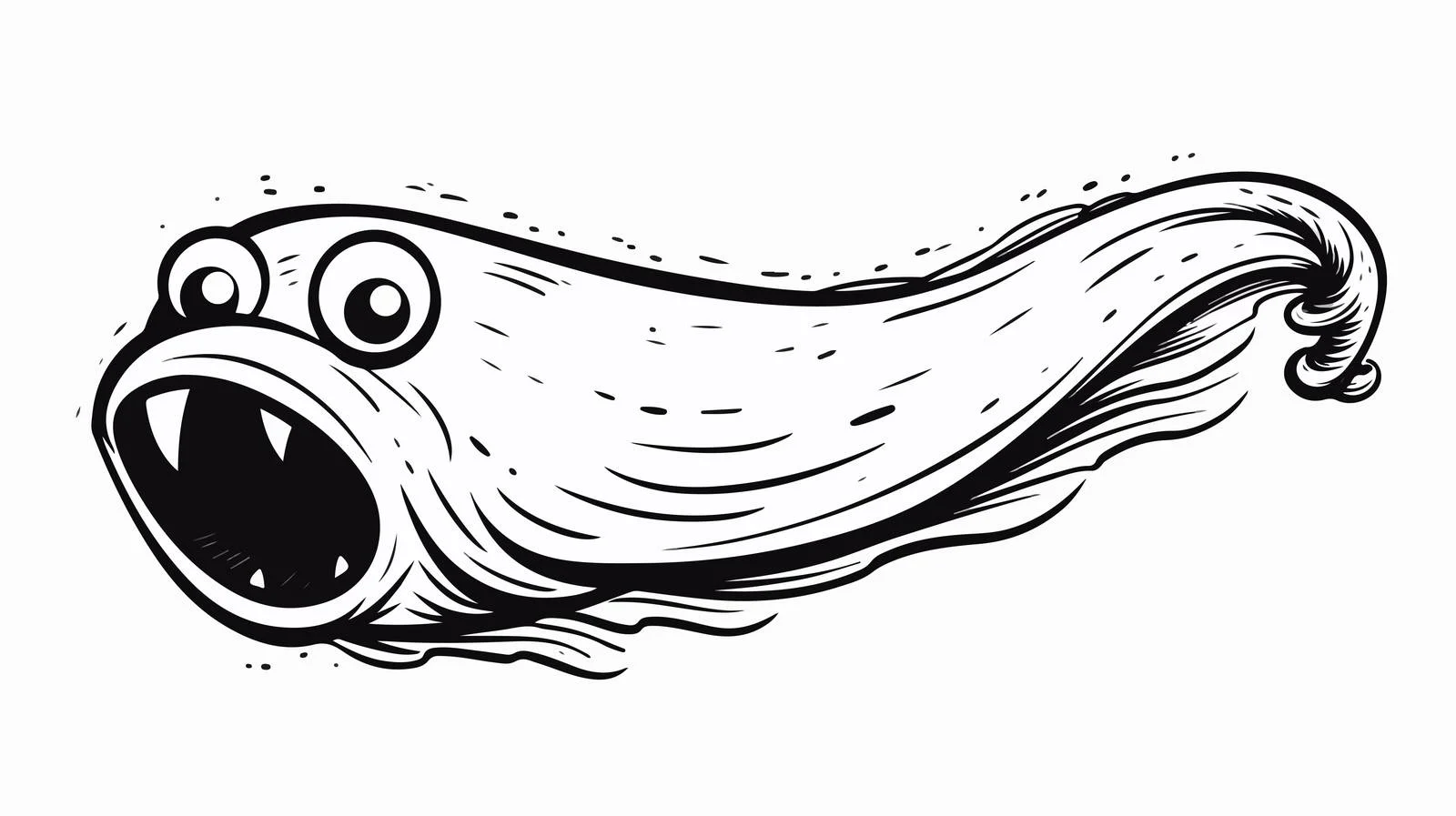 Cartoon Burp Symbol Sketch — free download from Dotvec