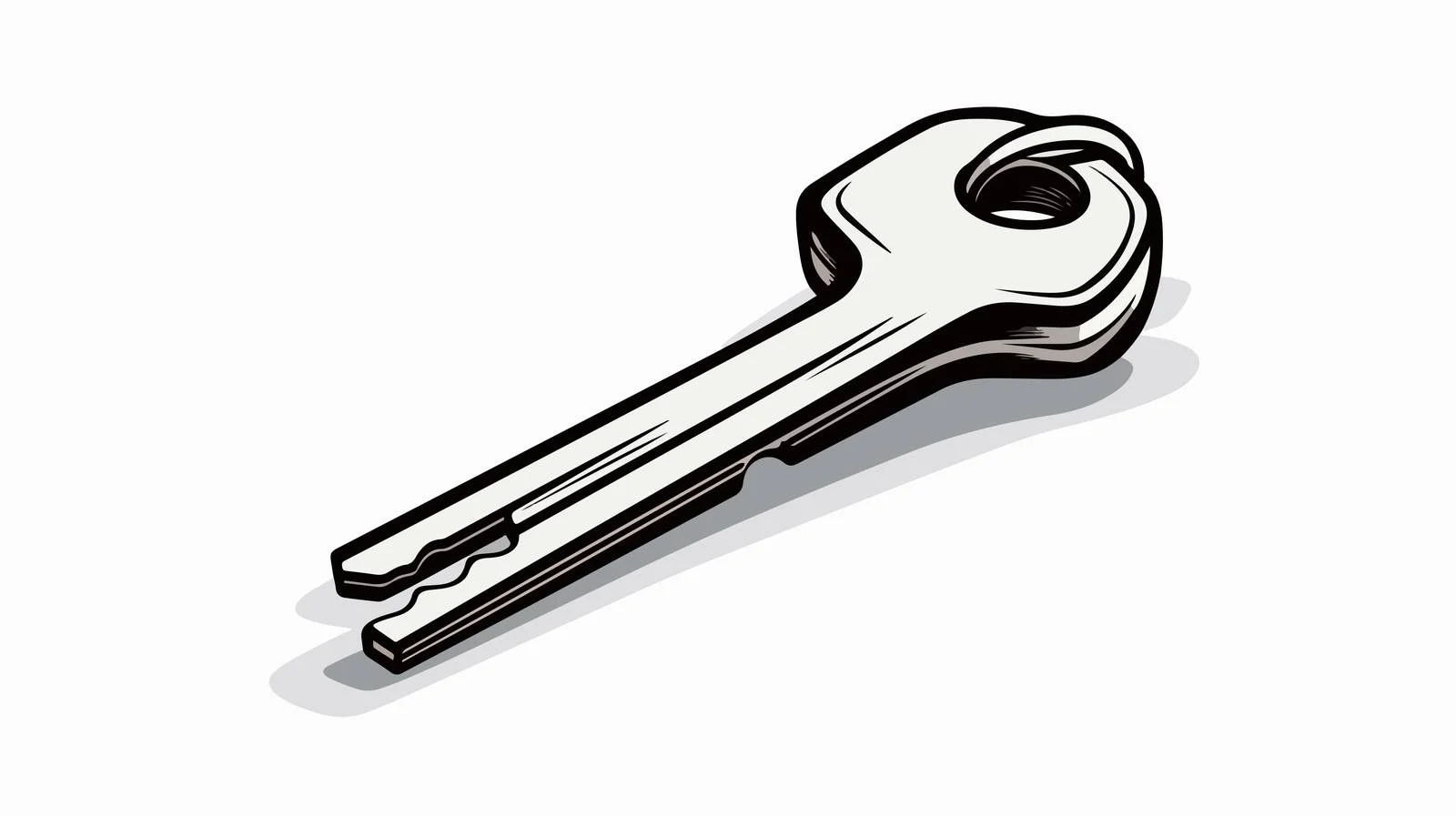 Cartoon Car Key Illustration — free download from Dotvec