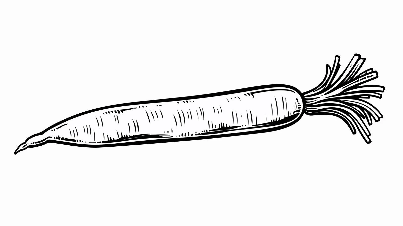 Whimsical Cartoon Carrot Illustration — free download from Dotvec