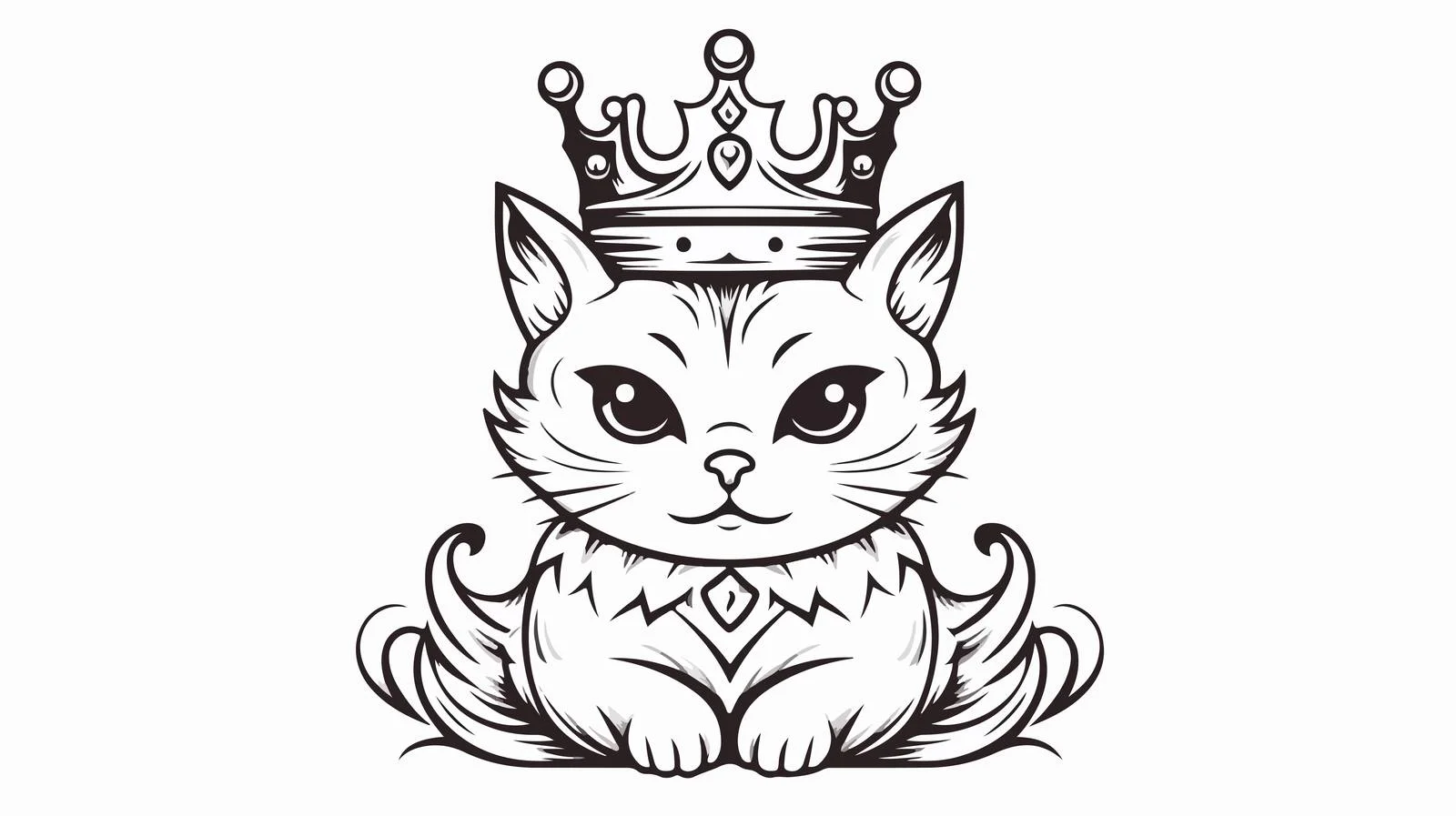 Whimsical Cat and Crow — free download from Dotvec