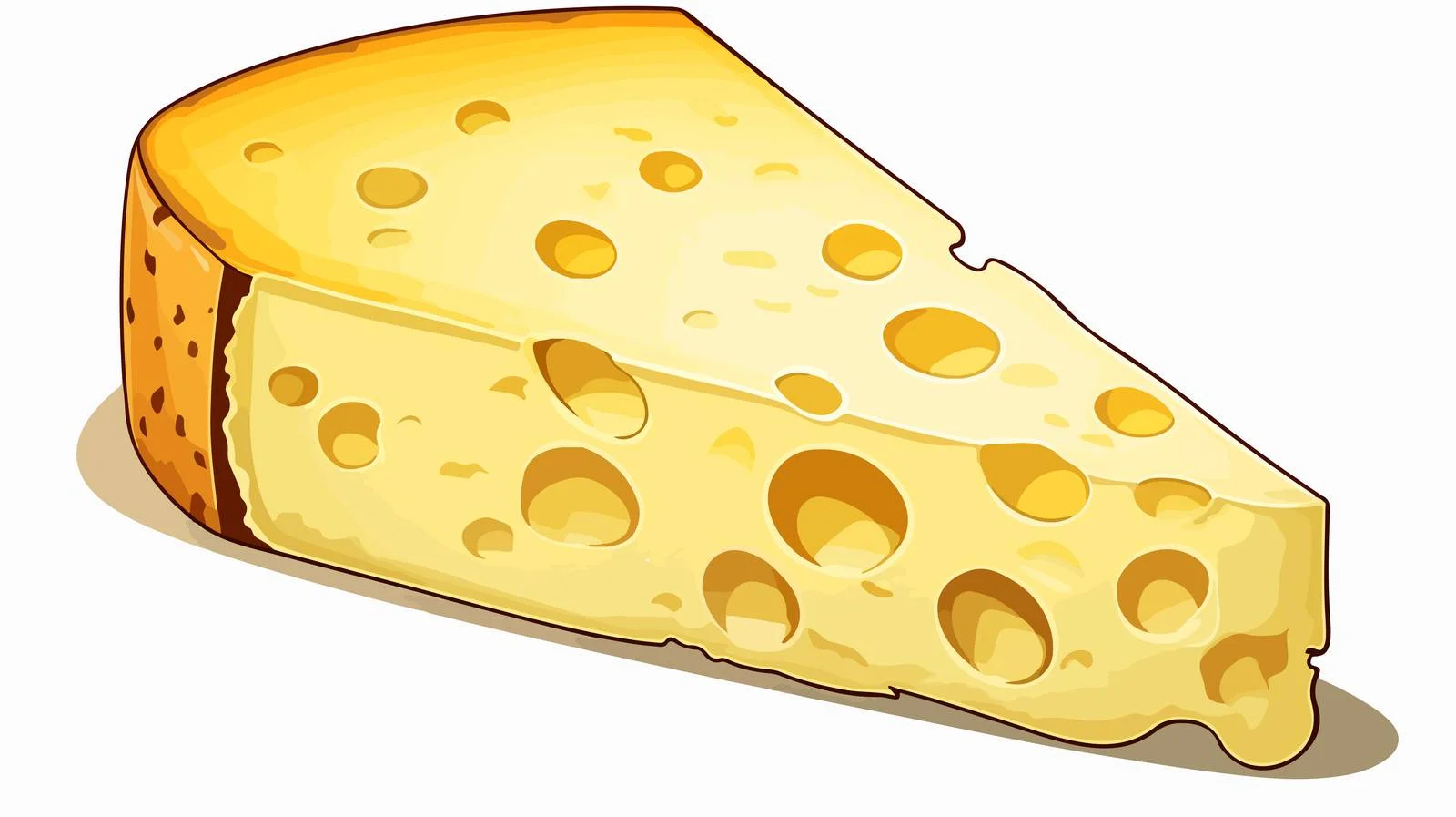 Cheese Cartoon Sketch Illustration — free download from Dotvec