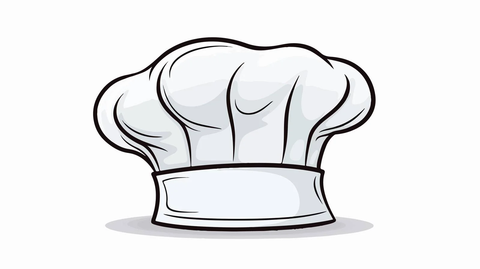 Cartoon Chef Hat Drawing — free download from Dotvec