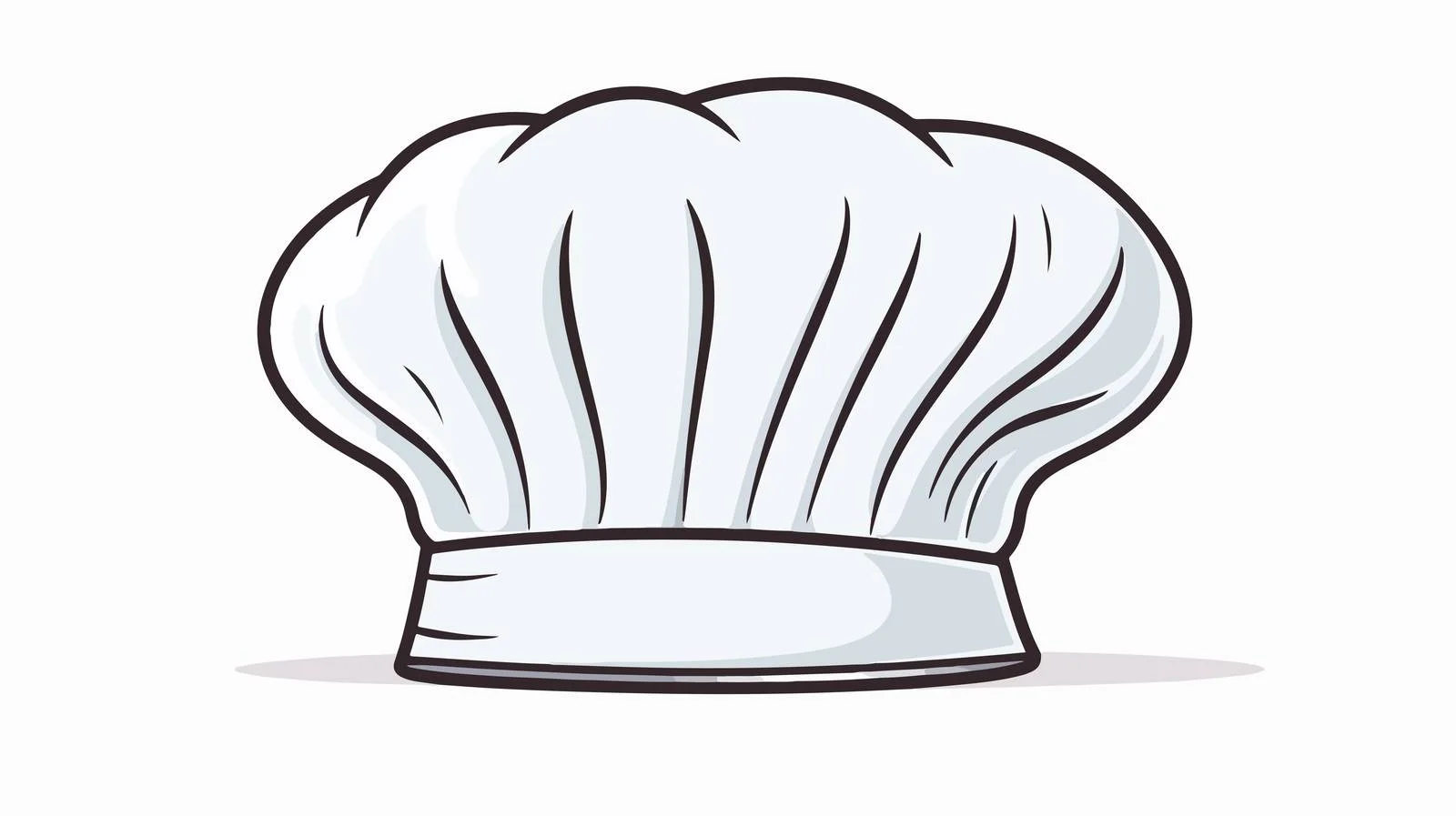 Chef Hat Cartoon Drawing — free download from Dotvec
